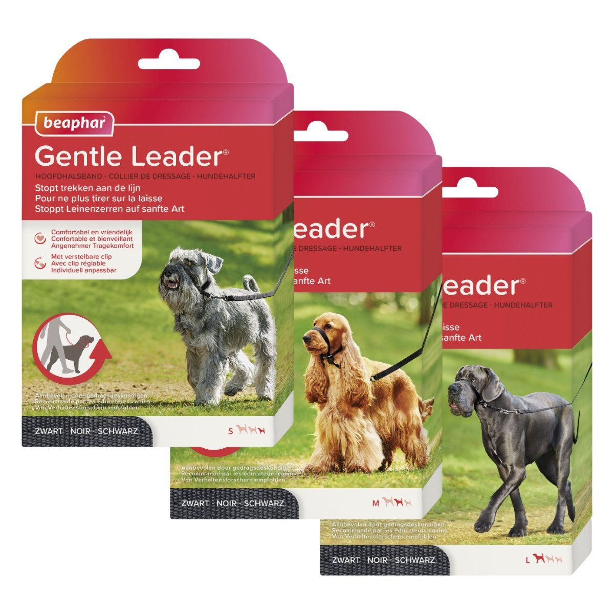 beaphar Hunde-Erziehungsgeschirr Gentle Leader® schwarz günstig online kaufen
