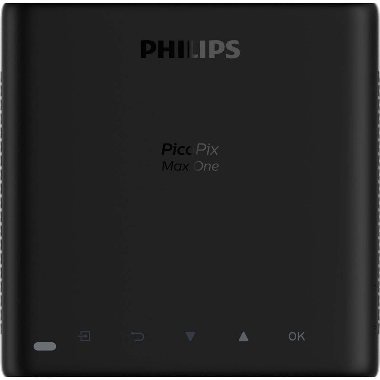 Std. Projektor x PicoPix bis mit Akkulaufzeit) (10.000:1, HDR10 Beamer leiser Mini (120), nativem px, Philips FullHD, zu Portabler One cm 1.080 ultrahell, Max 1.920 5 300