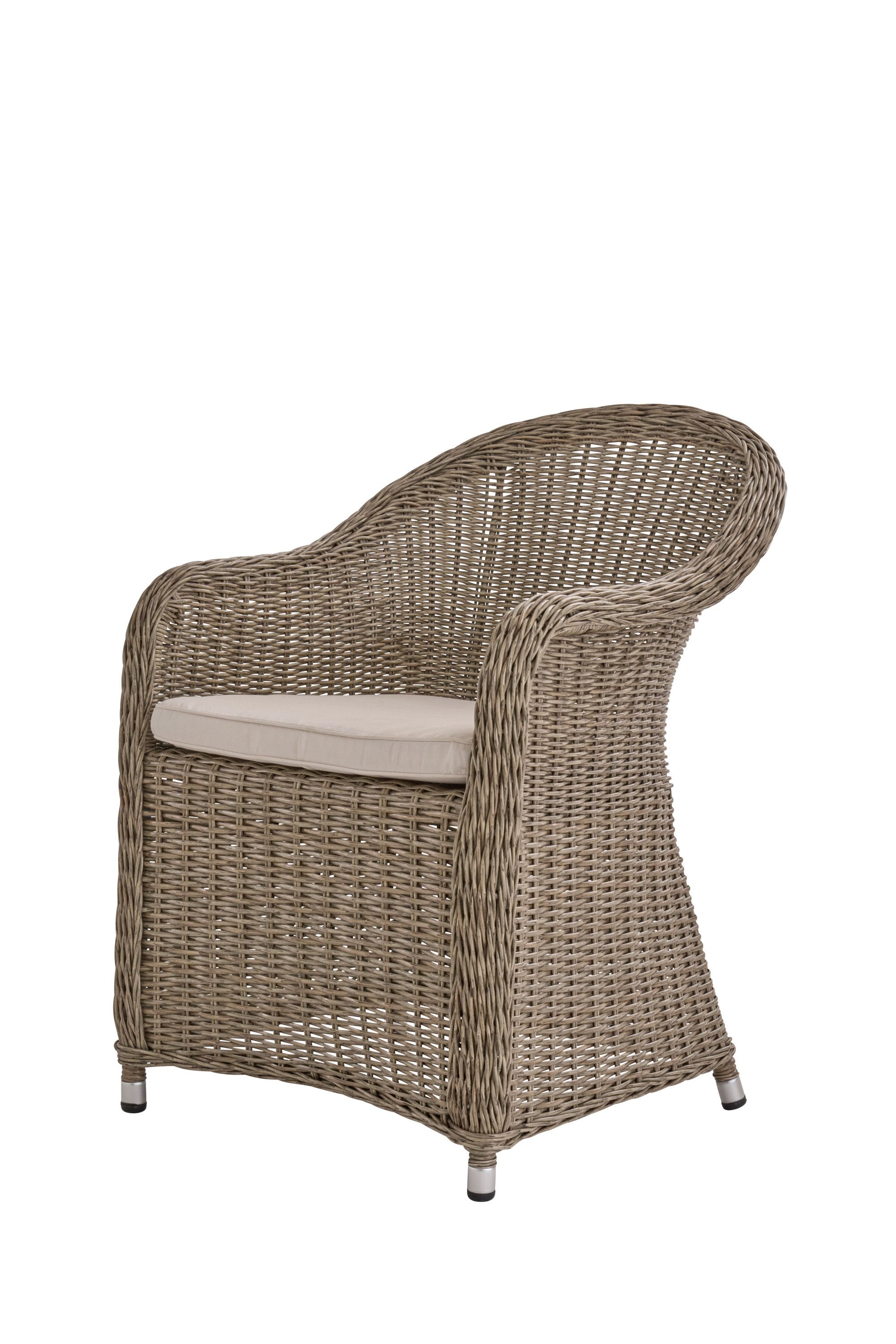 casa NOVA Gartenstuhl casa NOVA Gartenstuhl KETA BHT 59x85x72 cm beige Stapelstuhl