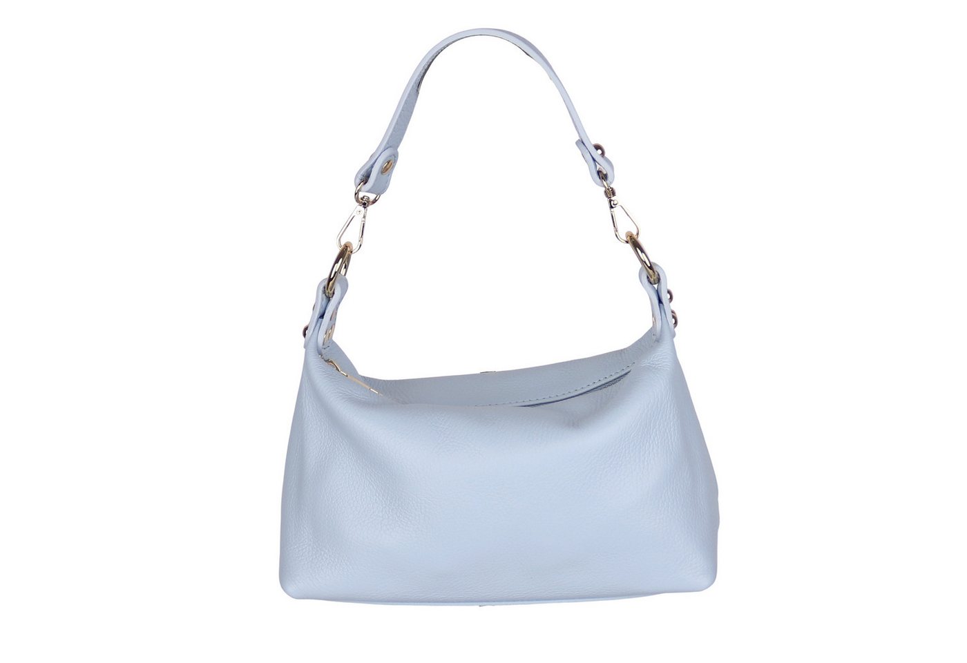 MIRROSI Schultertasche Damen Achseltasche Umhängetasche Echtleder, Made in Italy