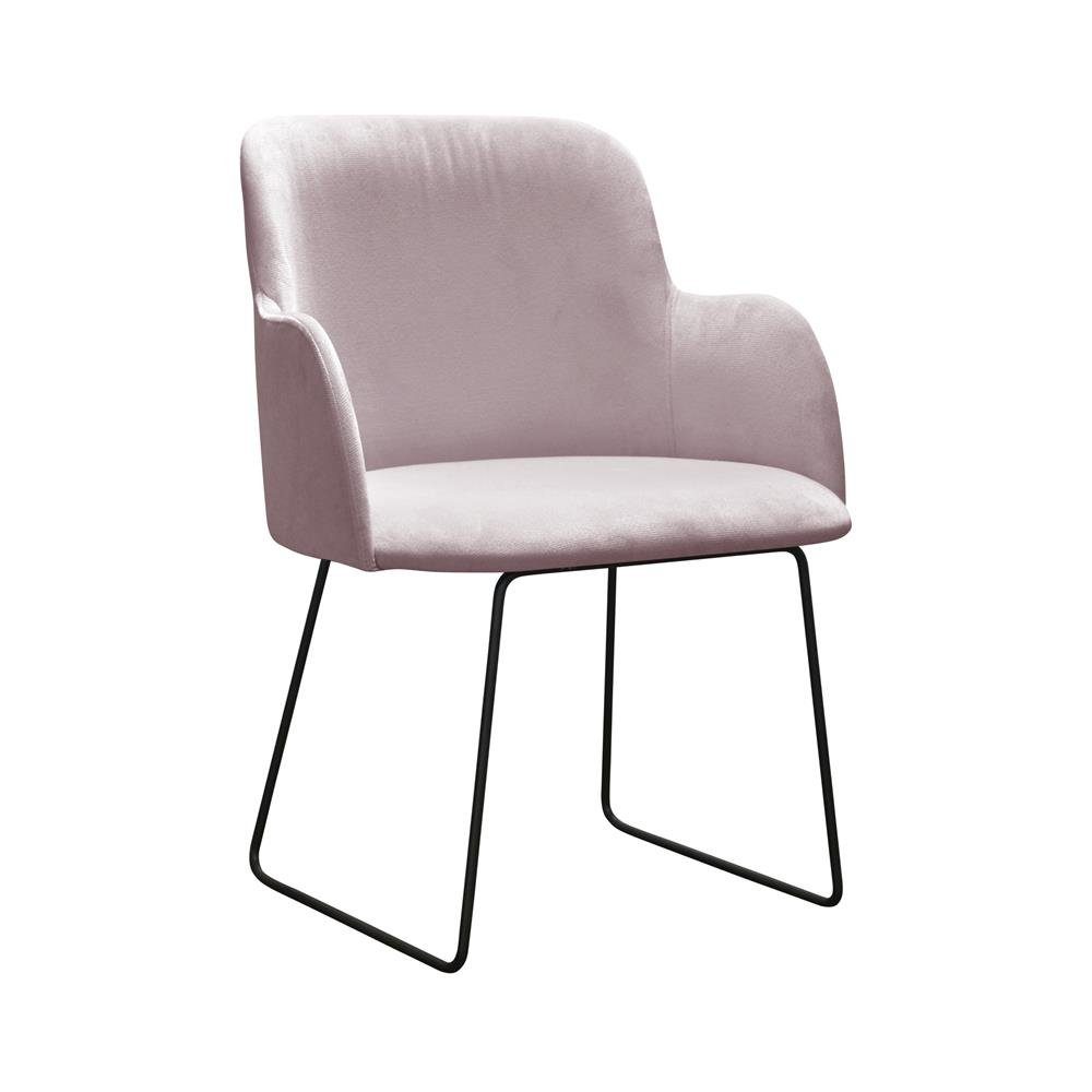 JVmoebel Stuhl, Design Set Stühle 6x Stuhl Stuhl Warte Ess Zimmer Neu Gruppe Garnitur Lehnstuhl Flieder