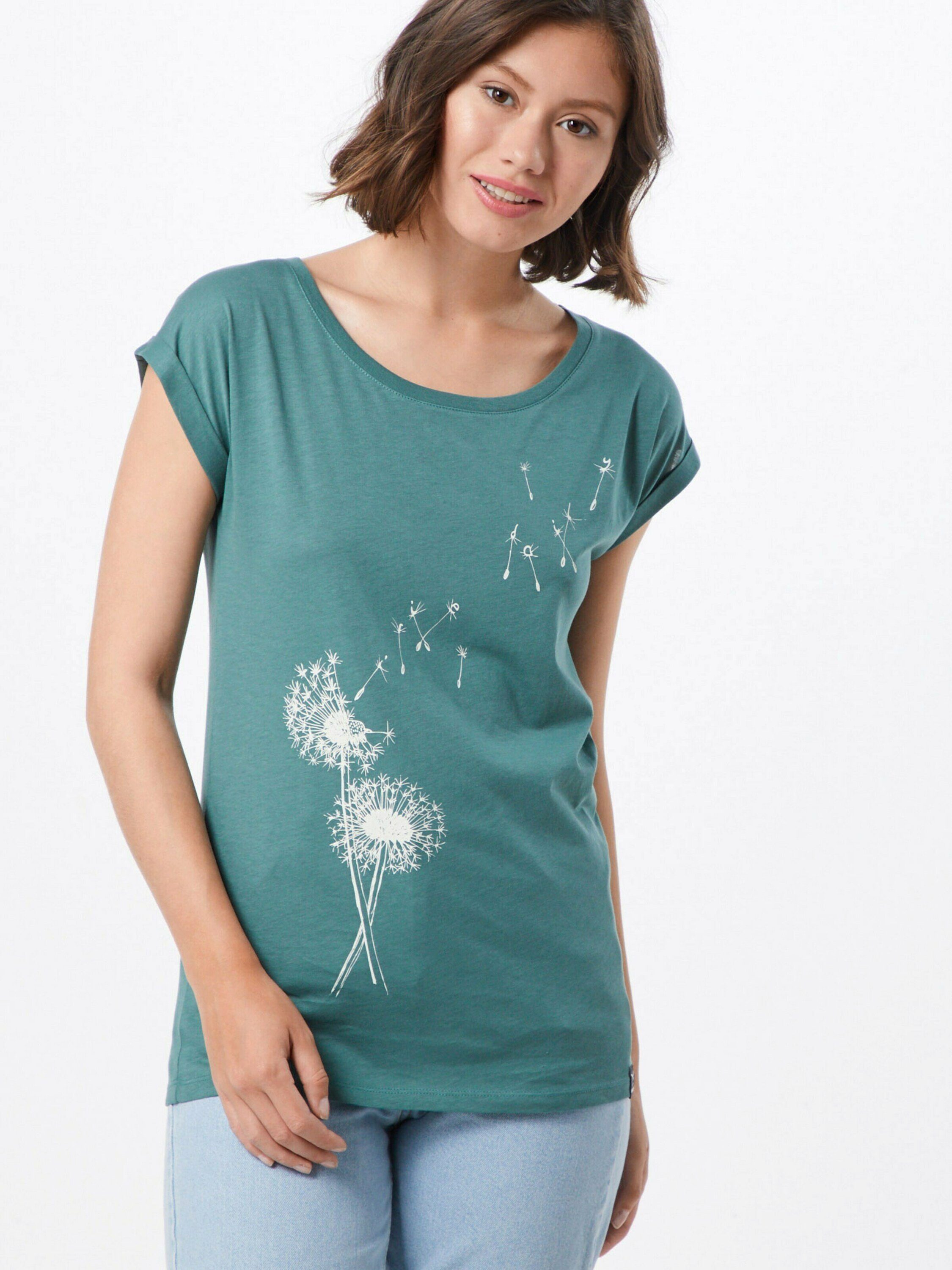 iriedaily T-Shirt Pusteblume (1-tlg) Plain/ohne Details
