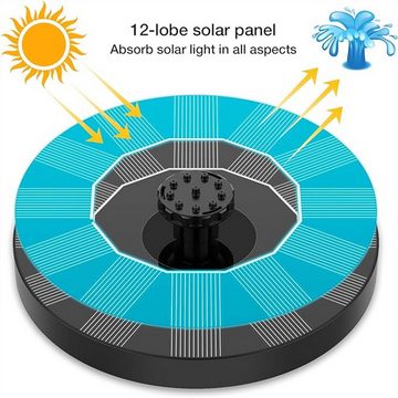 autolock Springbrunnenpumpe Solar Springbrunnen für Außen Solar Teichpumpe