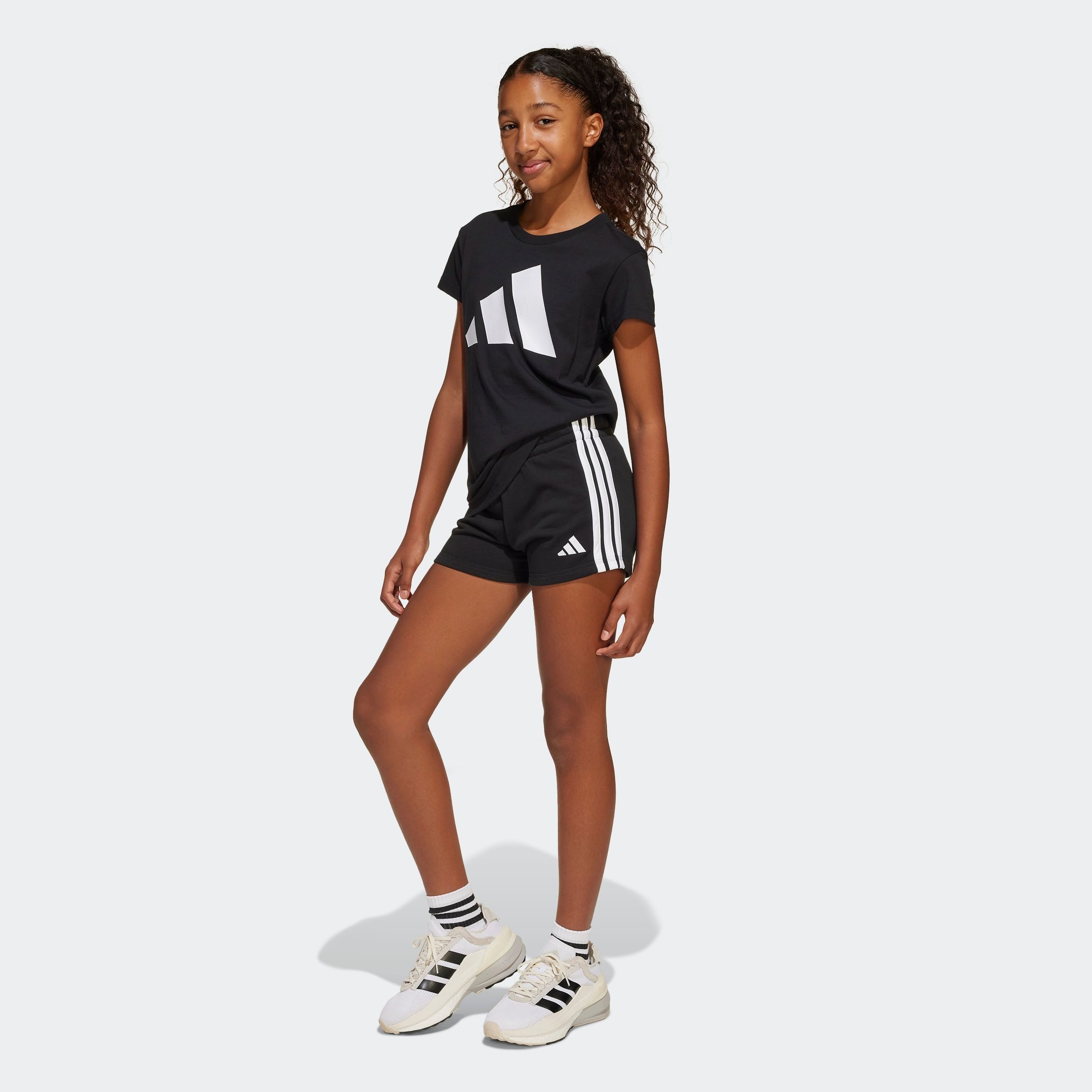 adidas Sportswear T-Shirt ESSENTIALS KIDS für Kinder, mit Rundhalsausschnitt, ohne Verschluss, aus Baumwolle