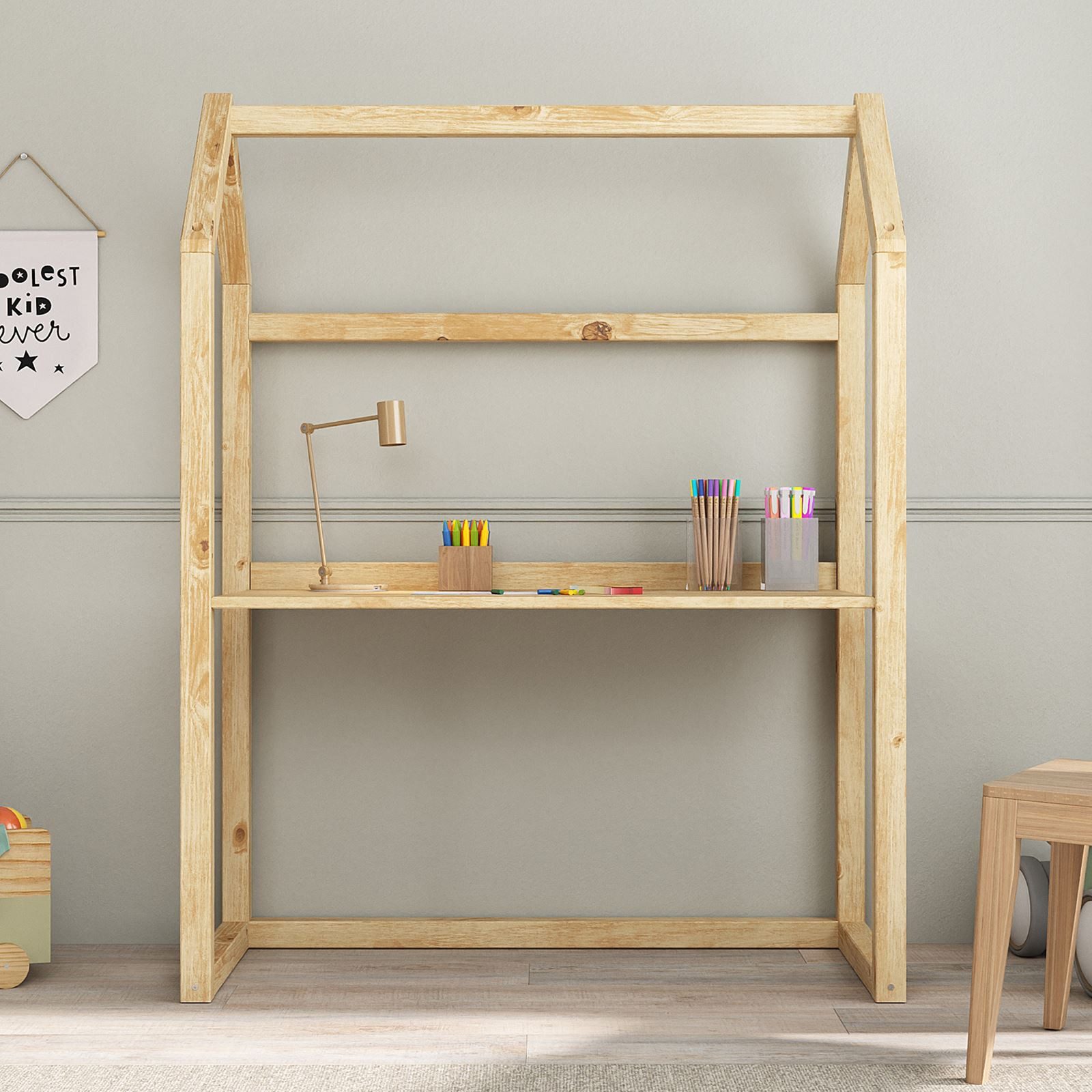 IDIMEX Kinderschreibtisch TINA, Kinderzimmer Schreibtisch höhenverstellbar günstig online kaufen