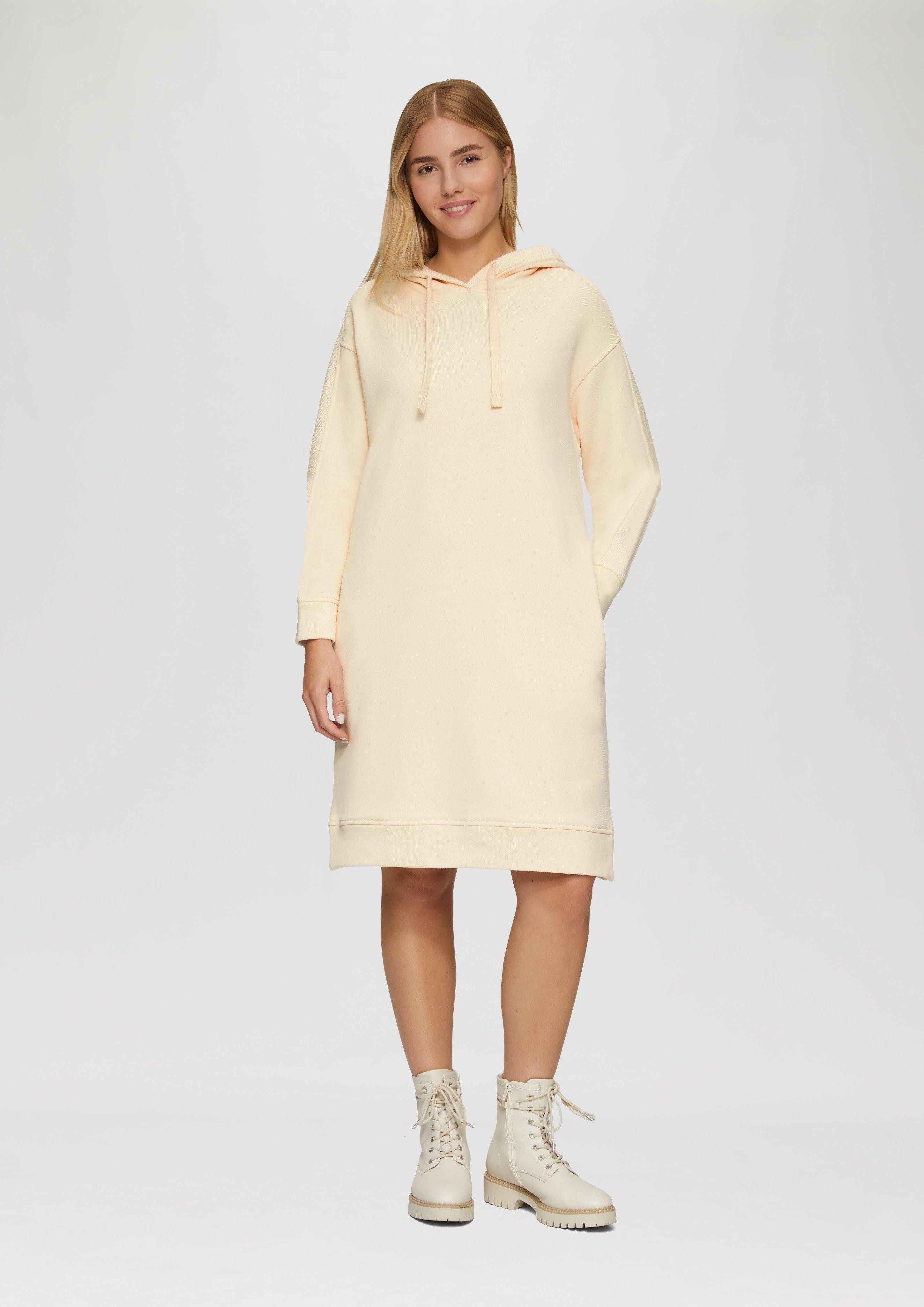 s.Oliver Minikleid Undyed Sweatkleid mit Eingrifftaschen günstig online kaufen