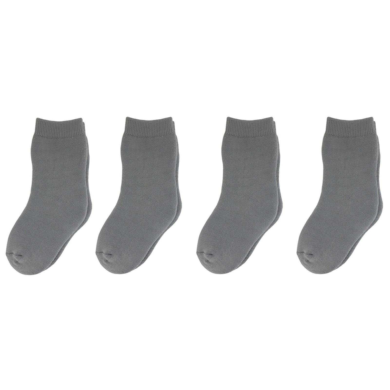 Kurzsocken Yalion 4er mit weiche Elastisch Yalion® Gelb Socken Pack Kinder halbplüsch