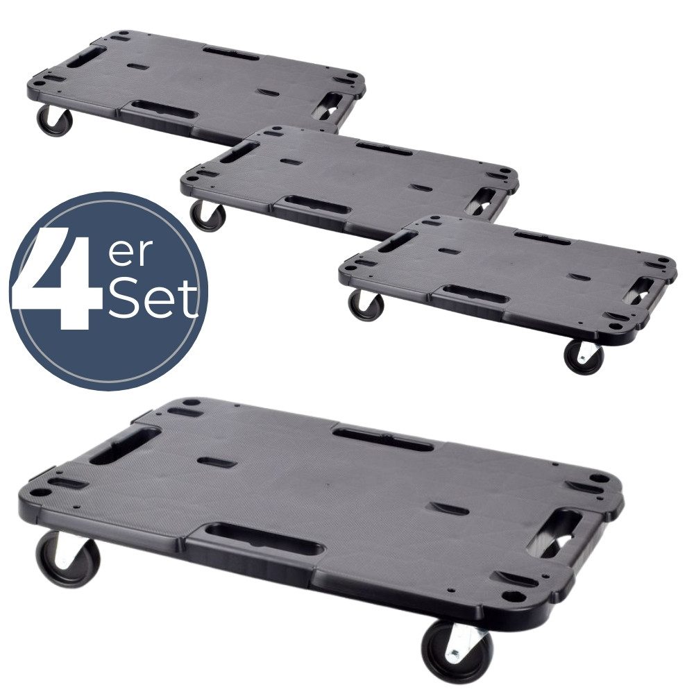 GarPet Меблевий ролик 4x Transport Roller Rollbrett Werkstatt Pflanzen Möbel Pflanzen 57