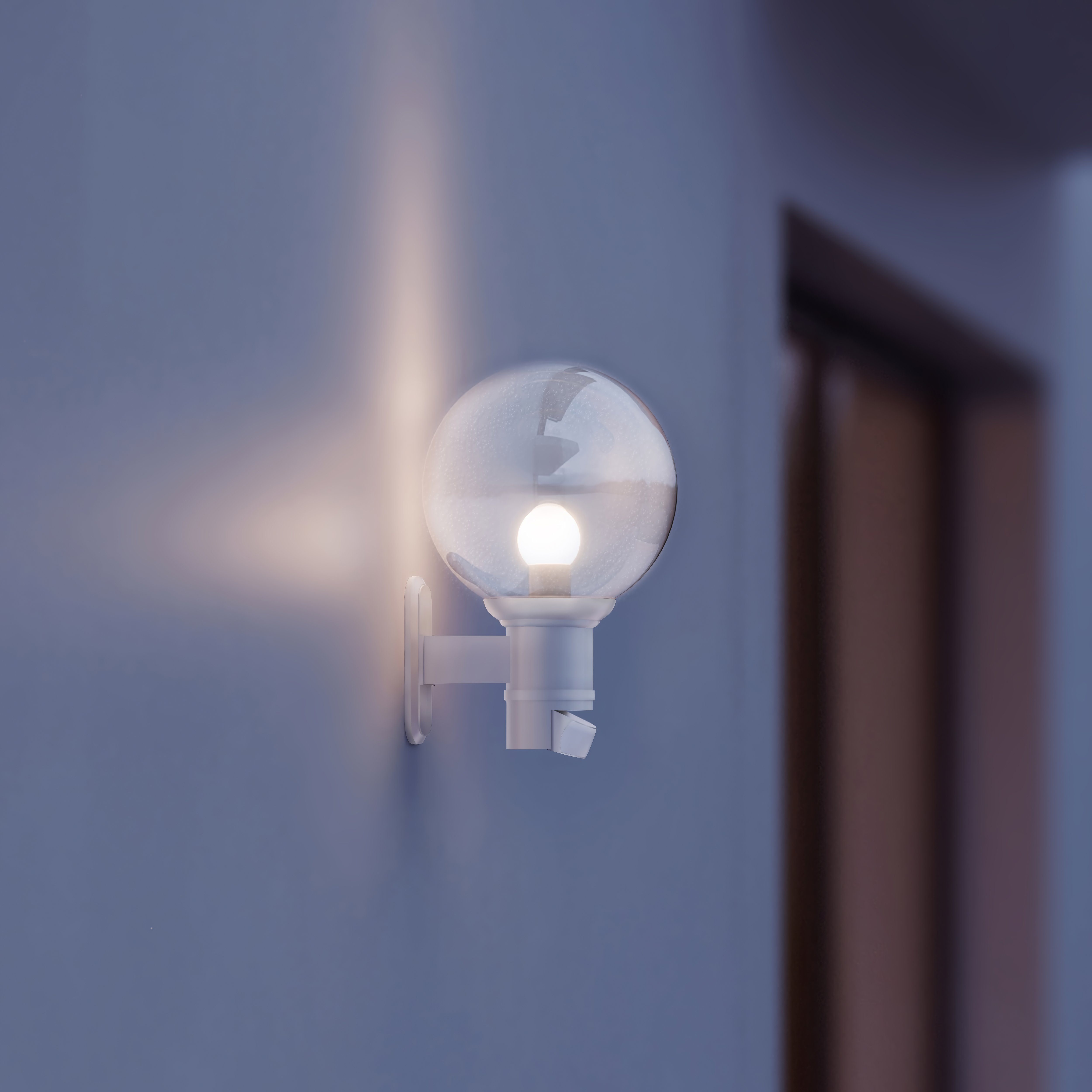 steinel Außen-Wandleuchte L 560 S, ohne Leuchtmittel, Wandlampe, Bewegungsmelder, E27