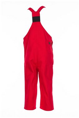 Planam Arbeitslatzhose Kinder-Latzhose mittelrot/Gr. 98/104 (1-tlg)