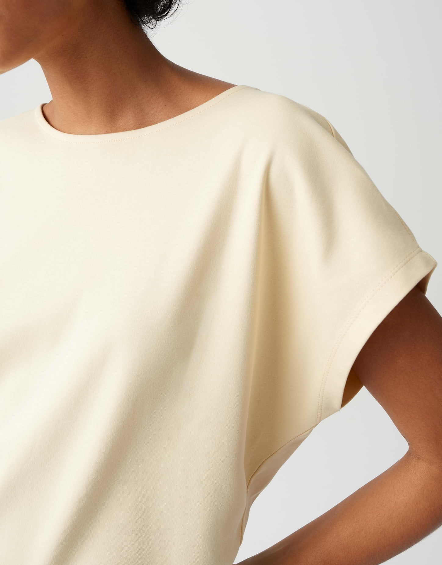 OPUS Kurzarmshirt Suschel aus Jersey mit lockerer Passform weich fließender Fall, glatter Griff, Casual – Bild 4 von 5