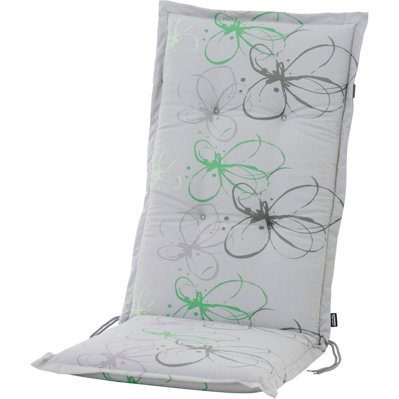 BURI Hochlehnerauflage Hochlehner Gartenstuhlauflagen Sitzkissen Sitzauflage Stuhlauflage, (1 St)