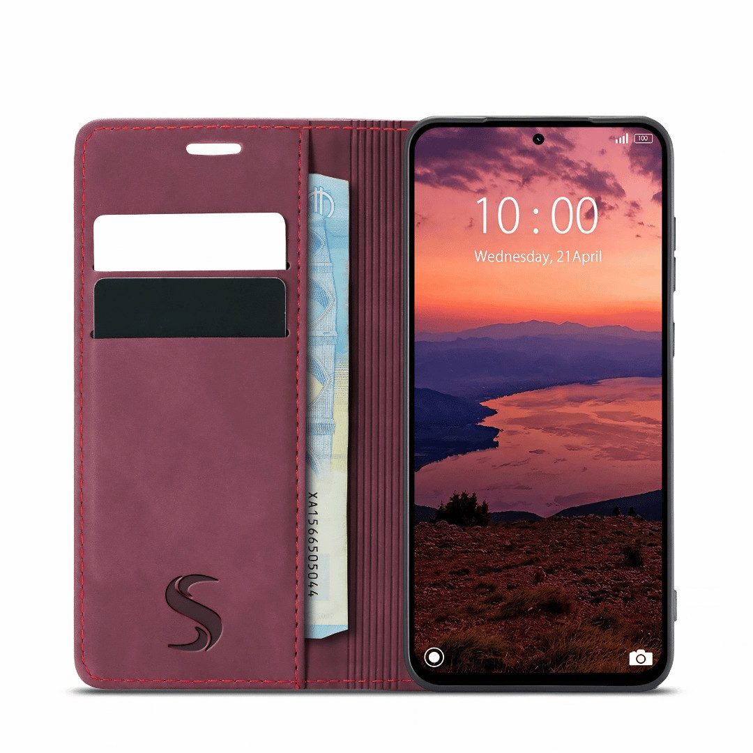 SmartUP Smartphone-Hülle für Xiaomi Redmi Note 17 Pro Max 5G Klapphülle Fliphülle Tasche Cover 6,83, integrierte Standfunktion, Kartenfächer – Bild 2 von 5