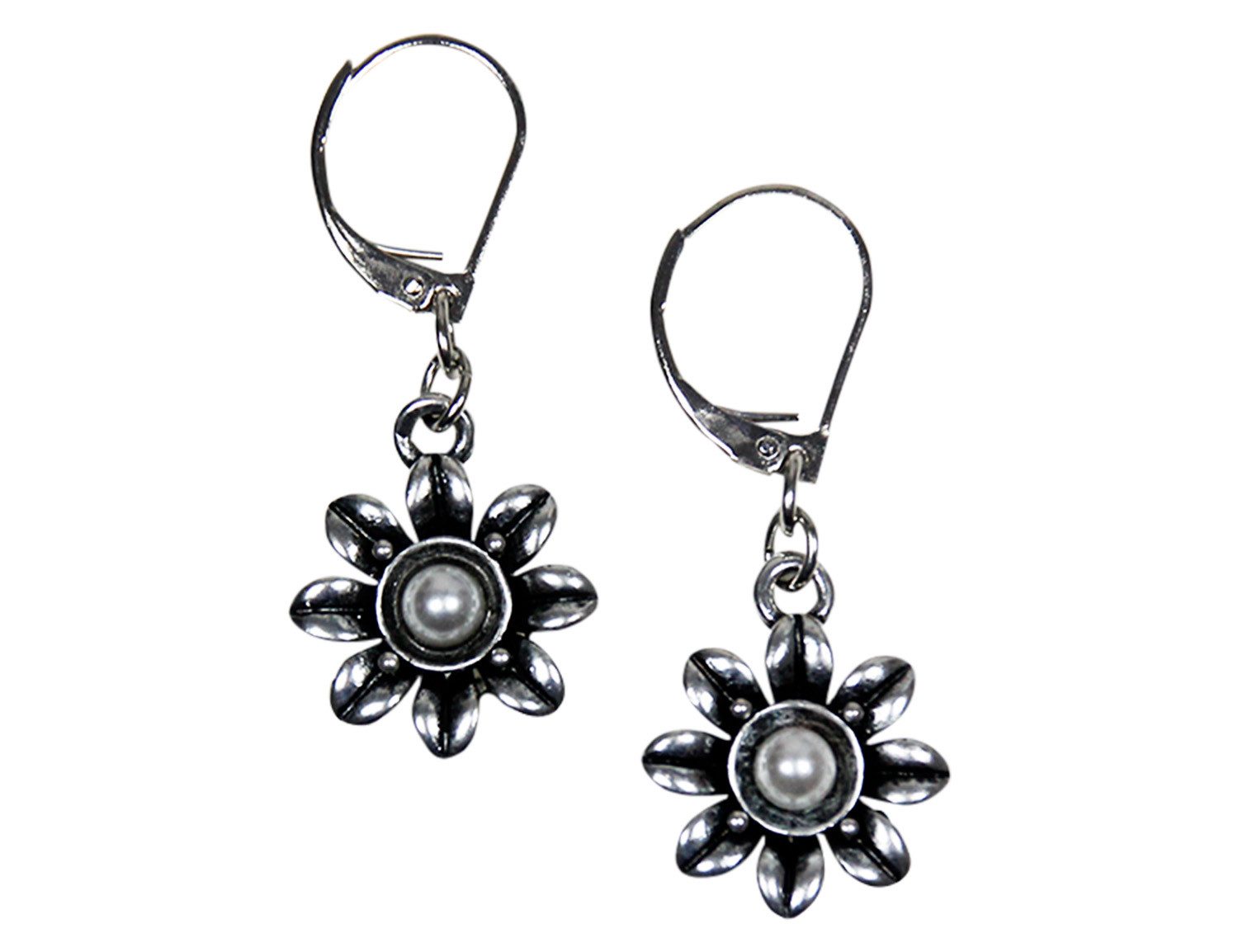 LUISIA® Paar Ohrhänger LUISIA Blumen Ohrringe 'Serenity' mit Perlen 47789