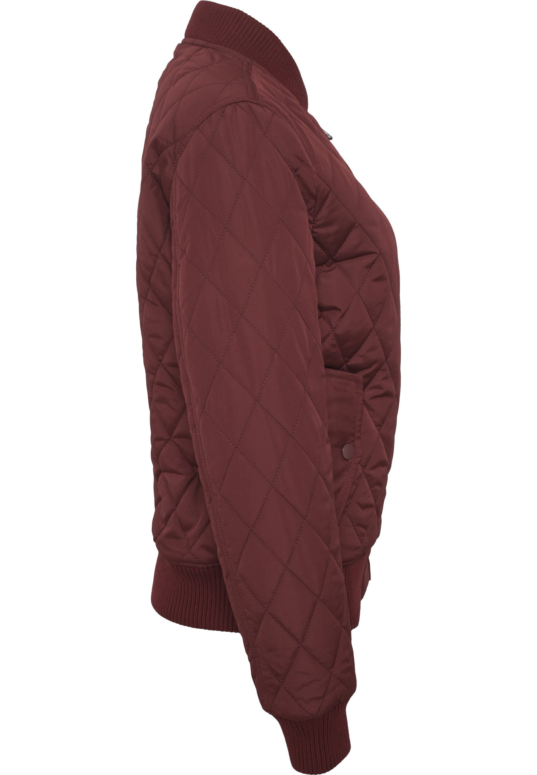 URBAN CLASSICS Allwetterjacke Urban Classics Damen Ladies Diamond Quilt Nylon Jacket (1-St)