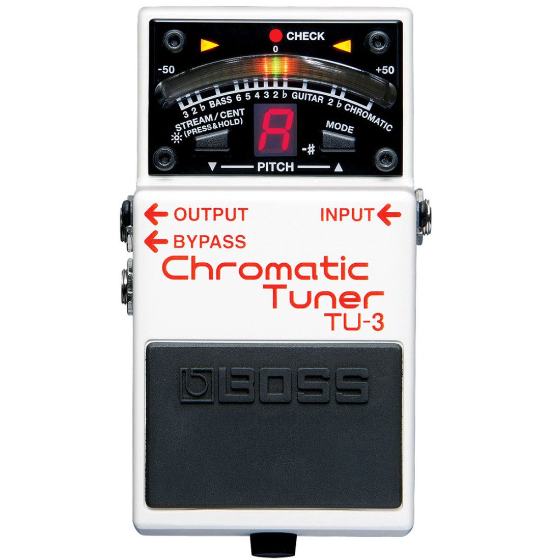 Boss by Roland Stimmgerät Boss TU-3 chromatisches Stimmgerät, Kompaktpedal