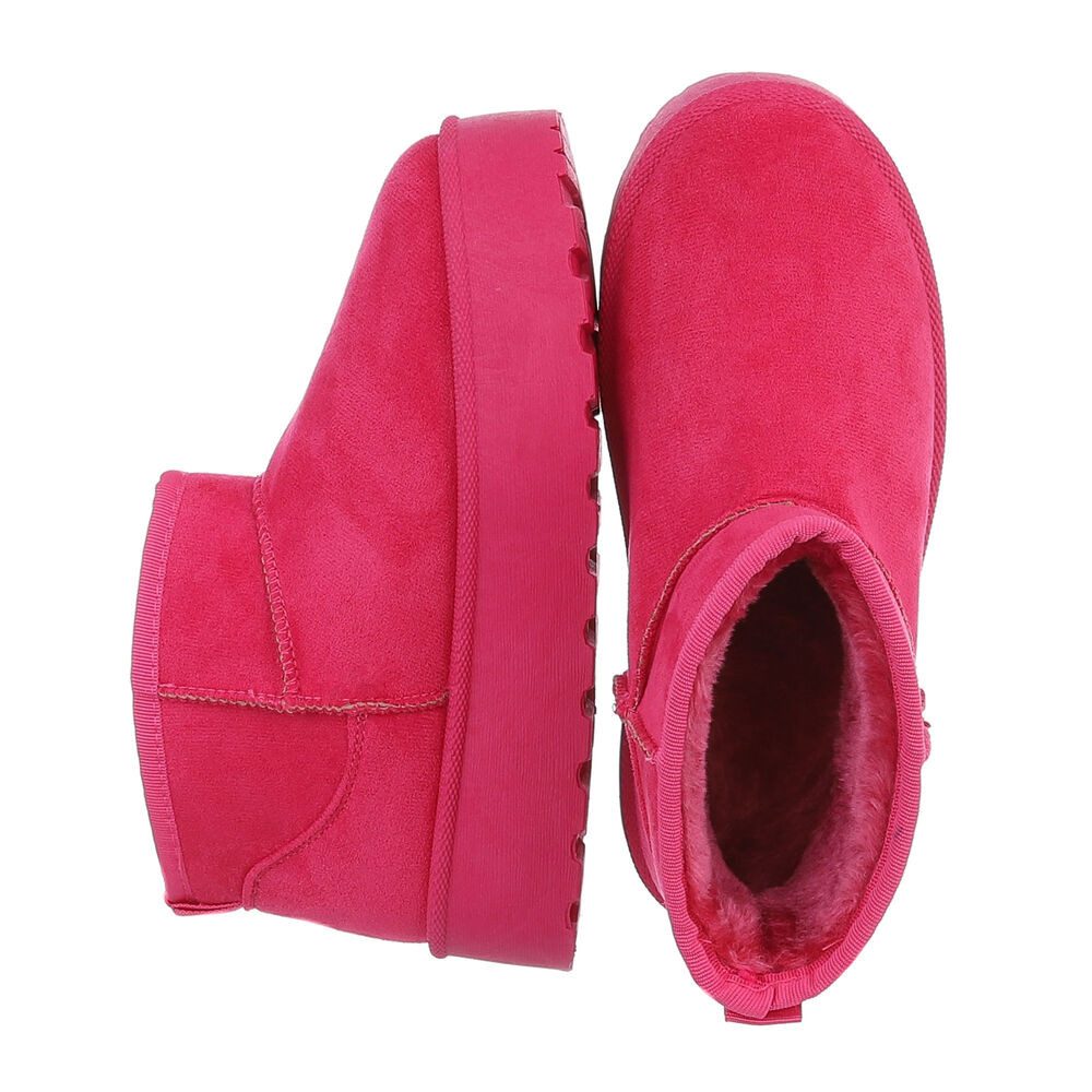 Ital-Design Kinder Snowboots Freizeit Stiefelette (87124591) Flach Stiefeletten in Pink – Bild 2 von 4