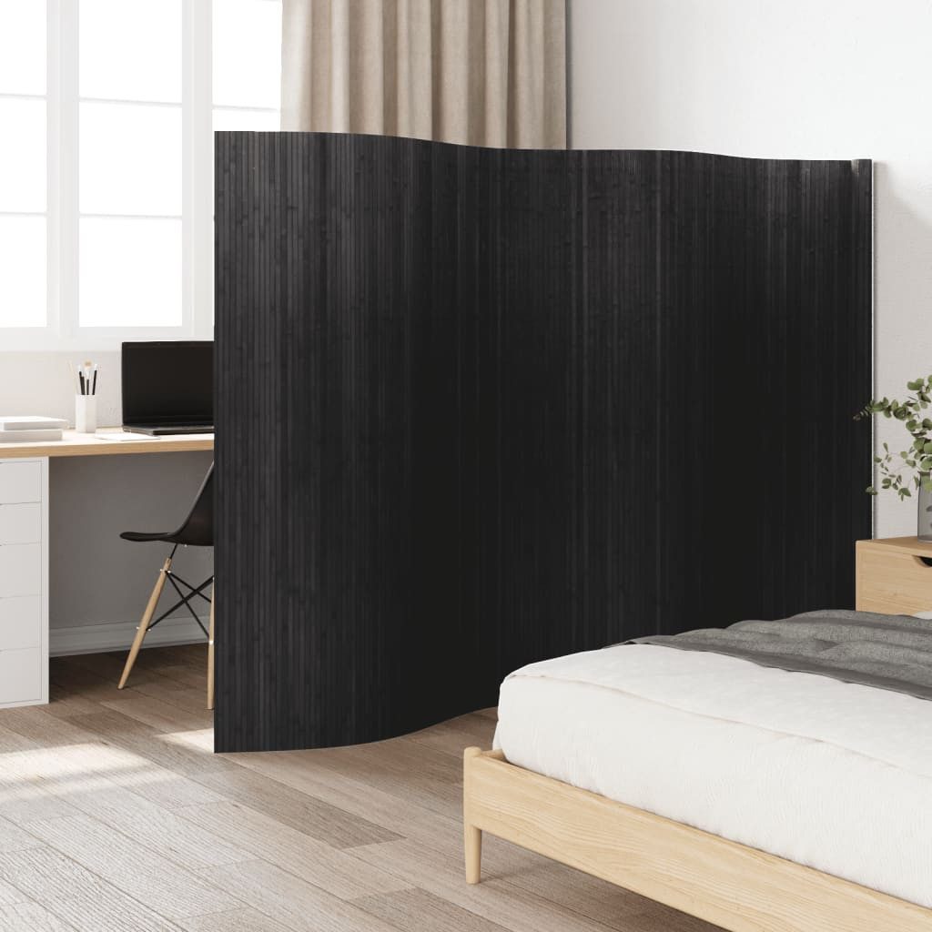 VidaXL Raumteiler 4-tlg. – Paravent Aus Paulownia-Holz, 140x200 Cm, Dunkelbraun, Faltbar