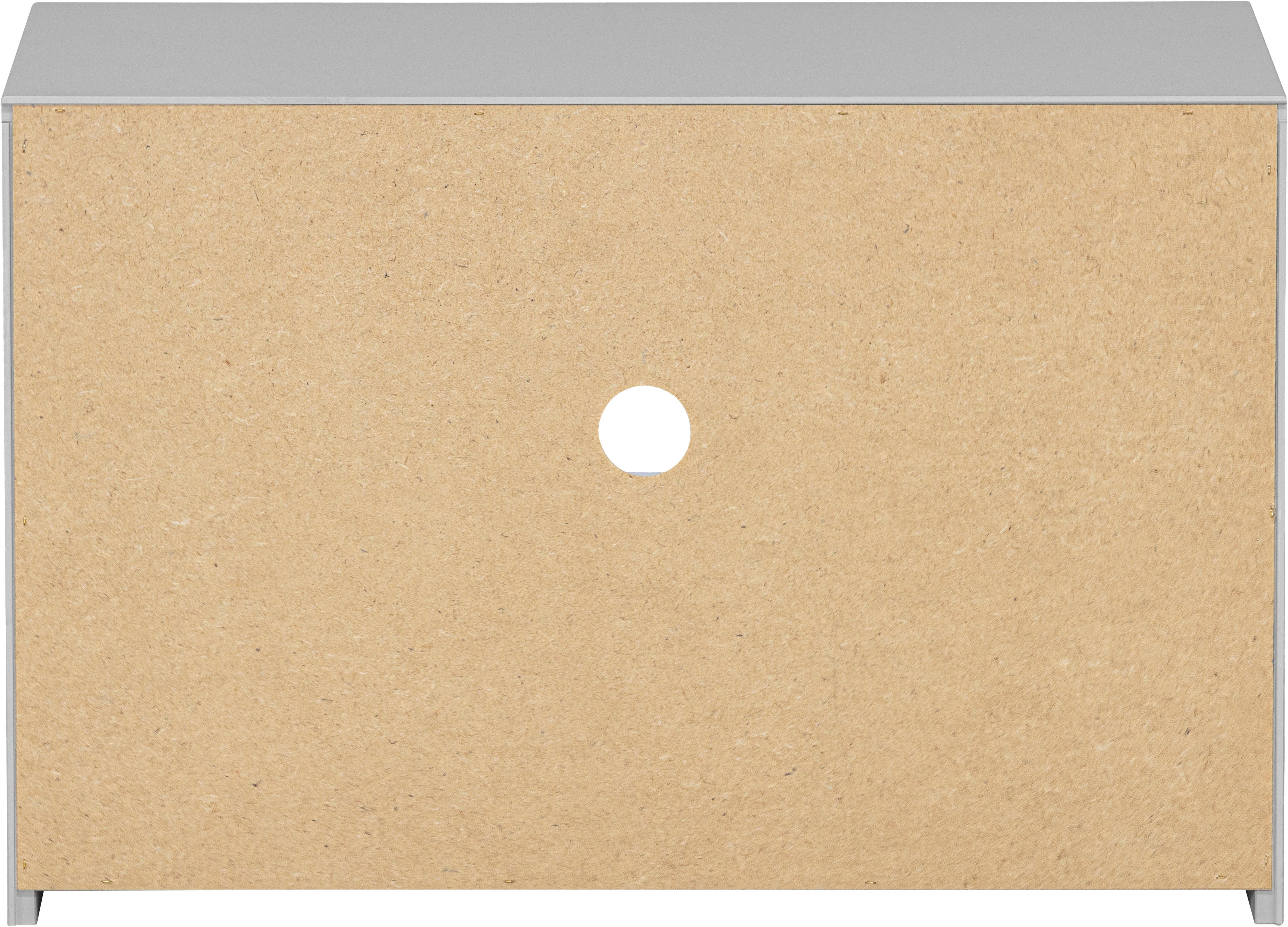 WOOOD Lowboard Yissa mit FSC® Massivkiefer und offenem Stauraum, FSC® Massivkiefer, modular erweiterbar, Tragkraft 15 kg