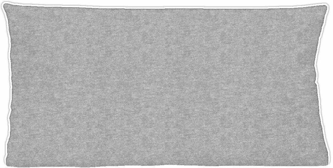 Biberna Kissenbezug Hermal Flanell mit Reißverschluss, Melange-Optik, Wendekissenbezug, (1 Stück), Feinflanell, Made in Germany zertifiziert, kuschelig weich, mit Paspel