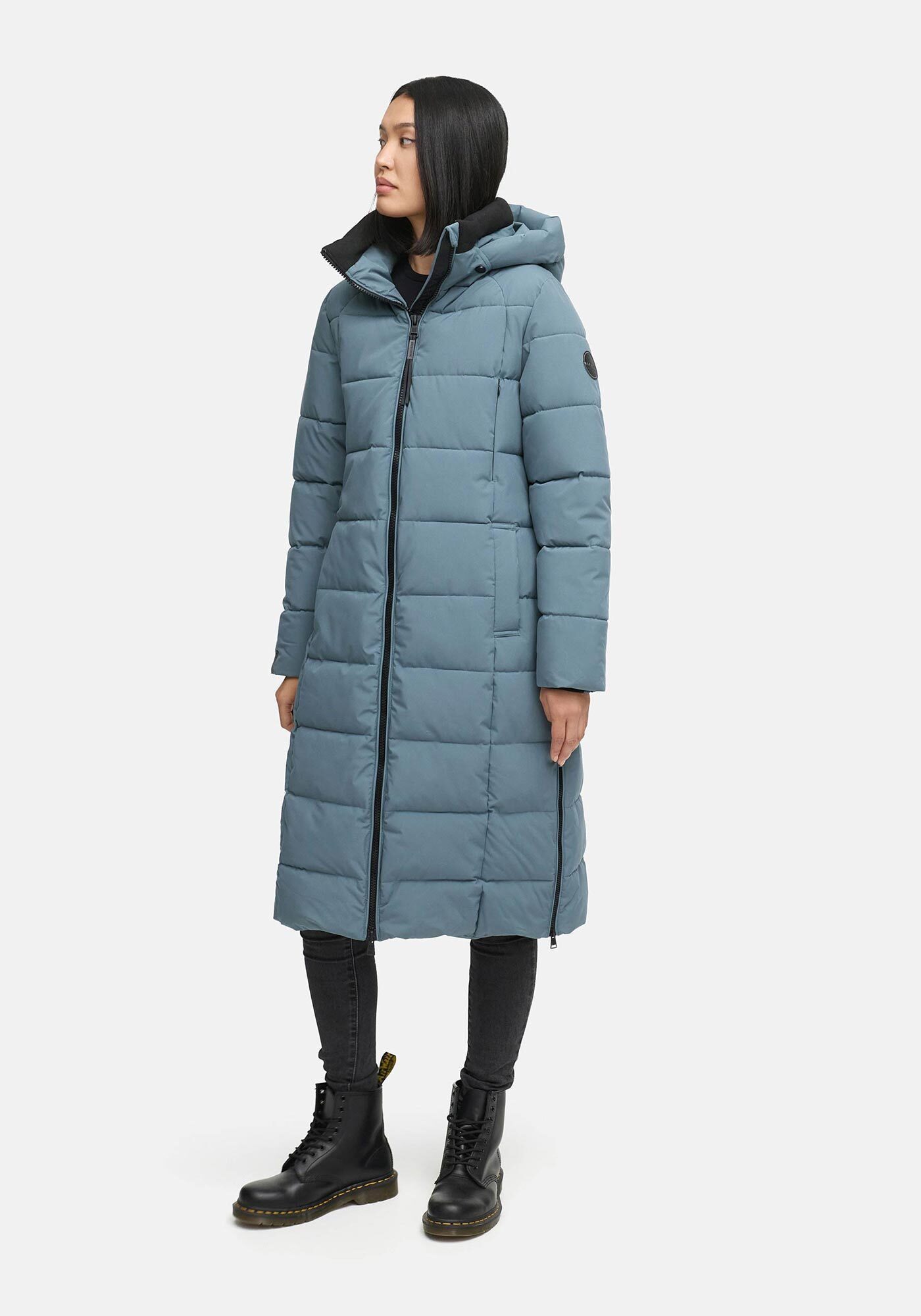 Marikoo Winterjacke Lanitaa Steppmantel mit abnehmbarer Kapuze