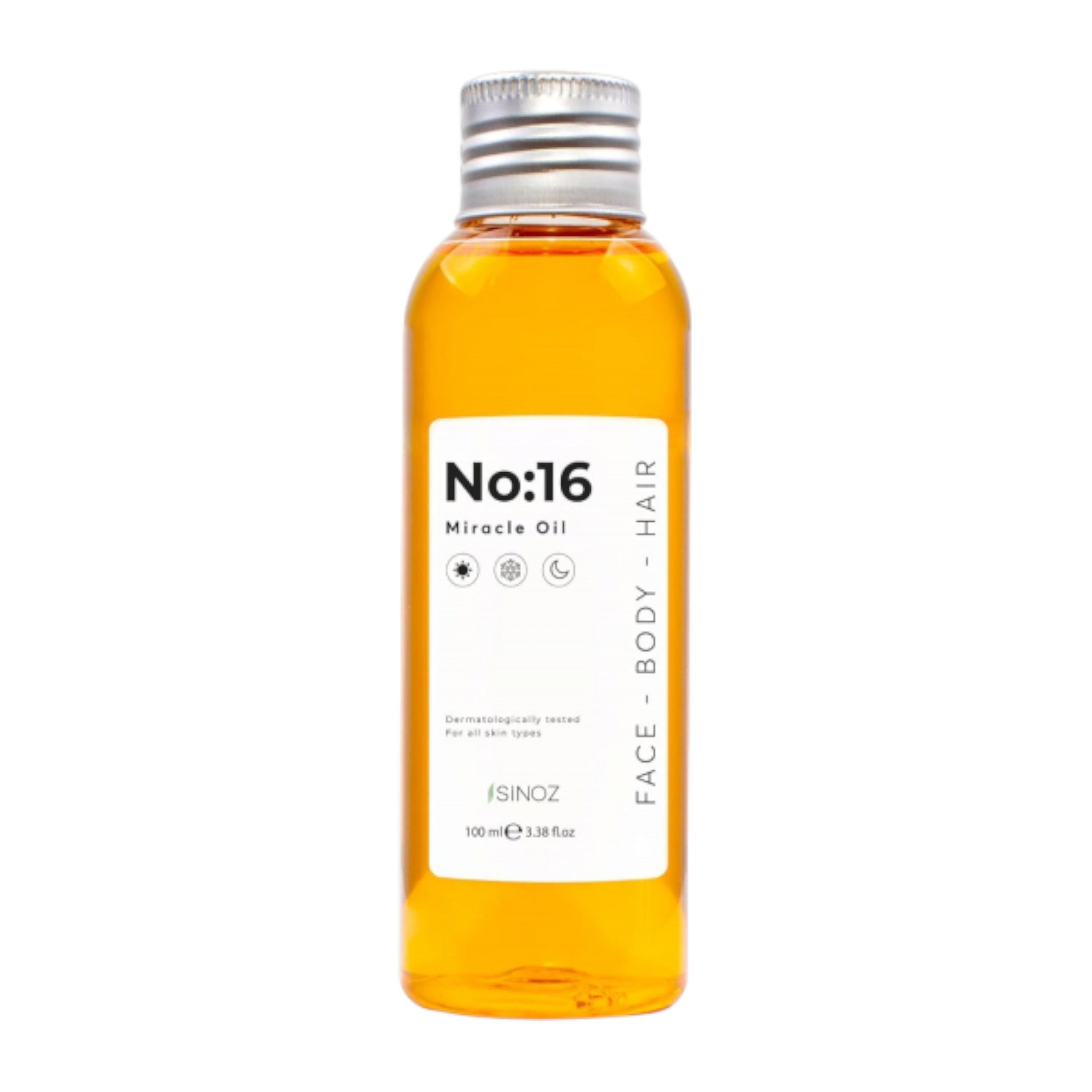 Sinoz Körperöl SINOZ NO:16 Miracle Oil - 100 ml Körperöl, Gesichtsöl, Haaröl