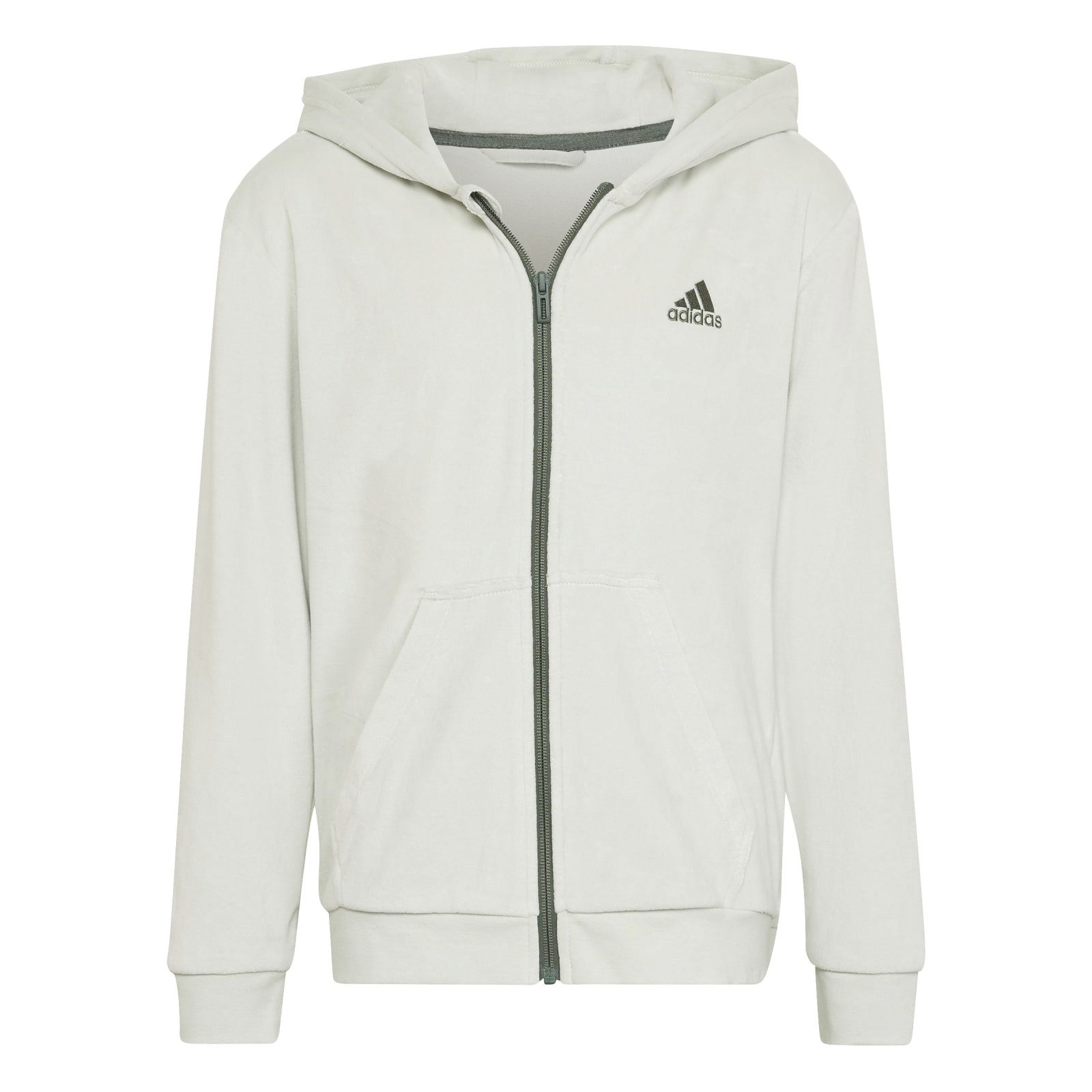 adidas Performance Trainingsjacke Lounge Velour linengrün Mädchen