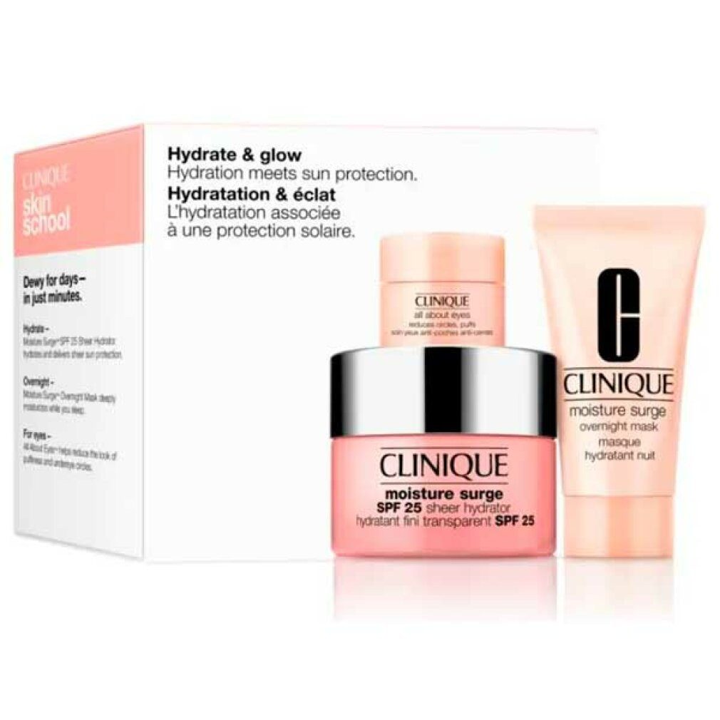 Gesichtspflege MOISTURE SURGE SPF25 LIGHT MOISTURIZING CREAM CASE 3 pcs
