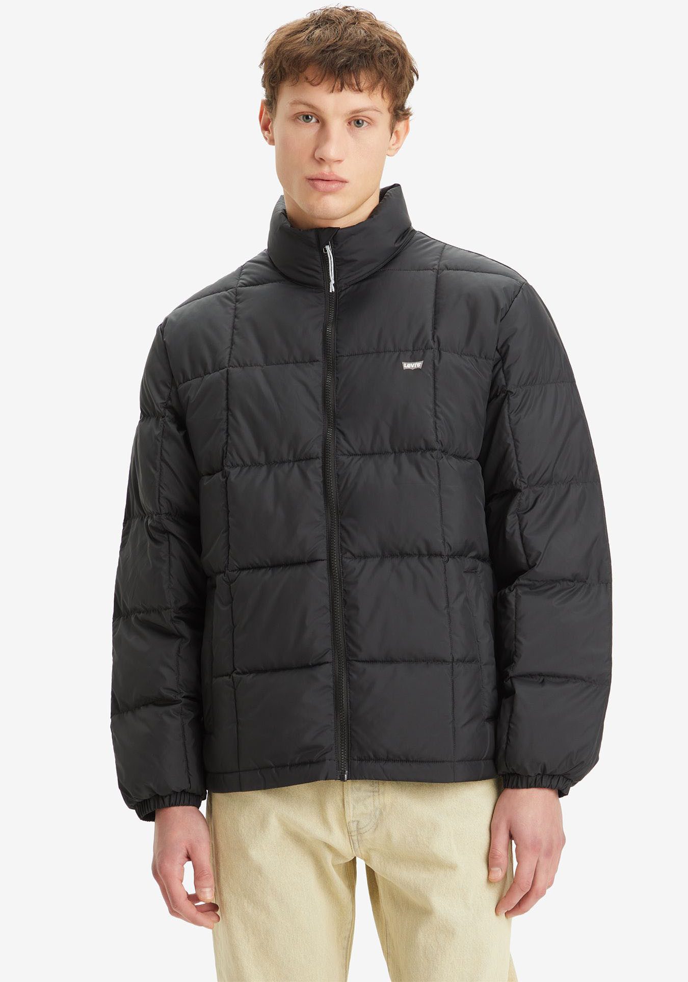 Levi's® Steppjacke PIEDMONT SHORT PUFFER mit Reißverschluss und Stehkragen