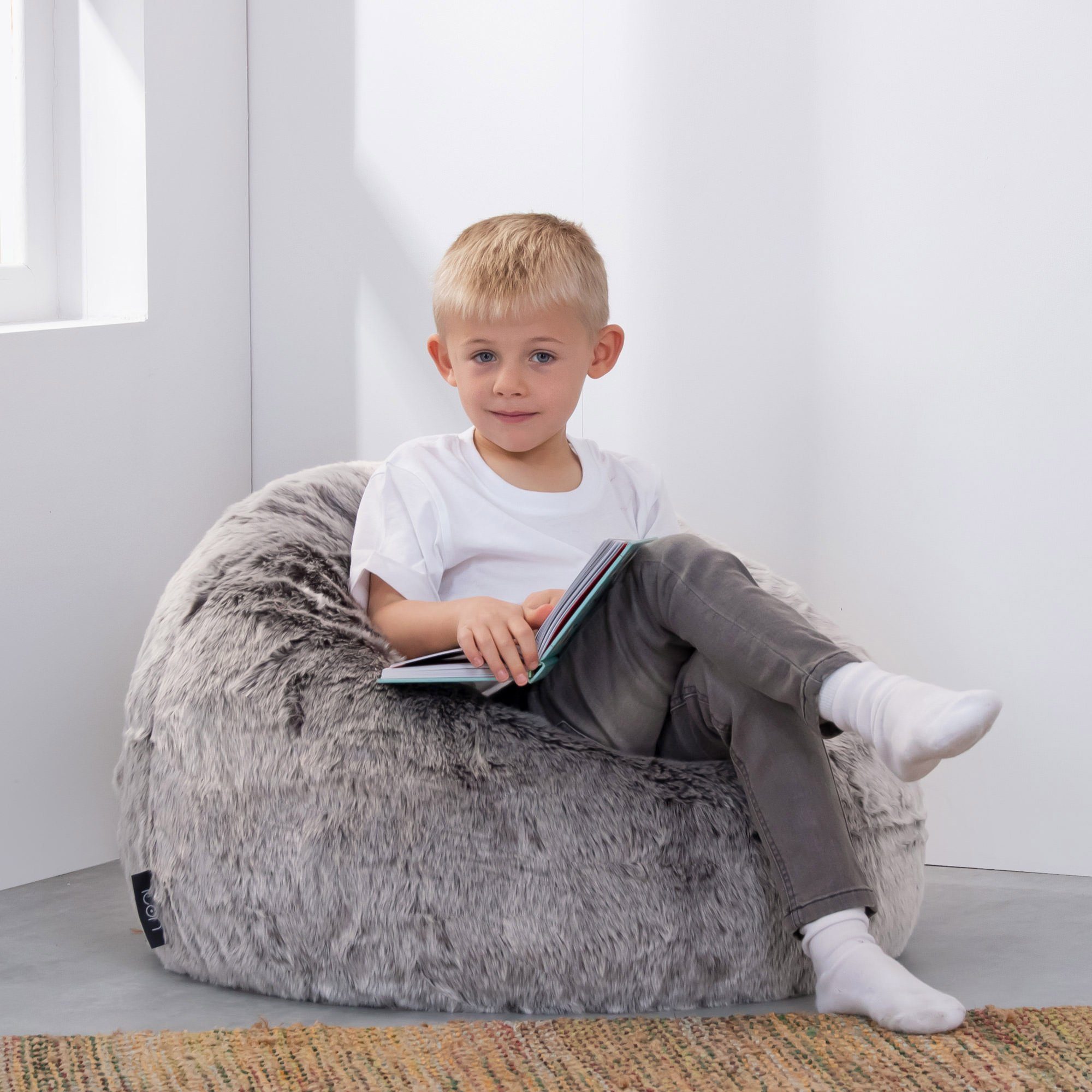 icon Sitzsack Sitzsack Flauschig aus Kunstfell günstig online kaufen