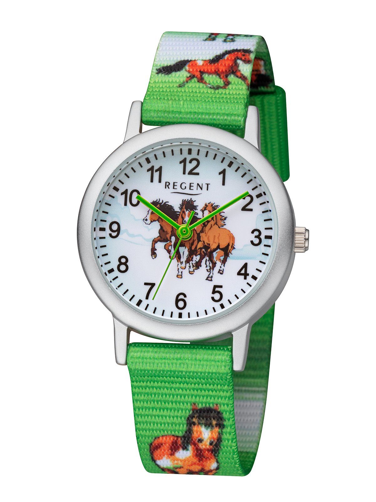 Regent Quarzuhr Kinderuhren Motiv Vögel F491/F1478