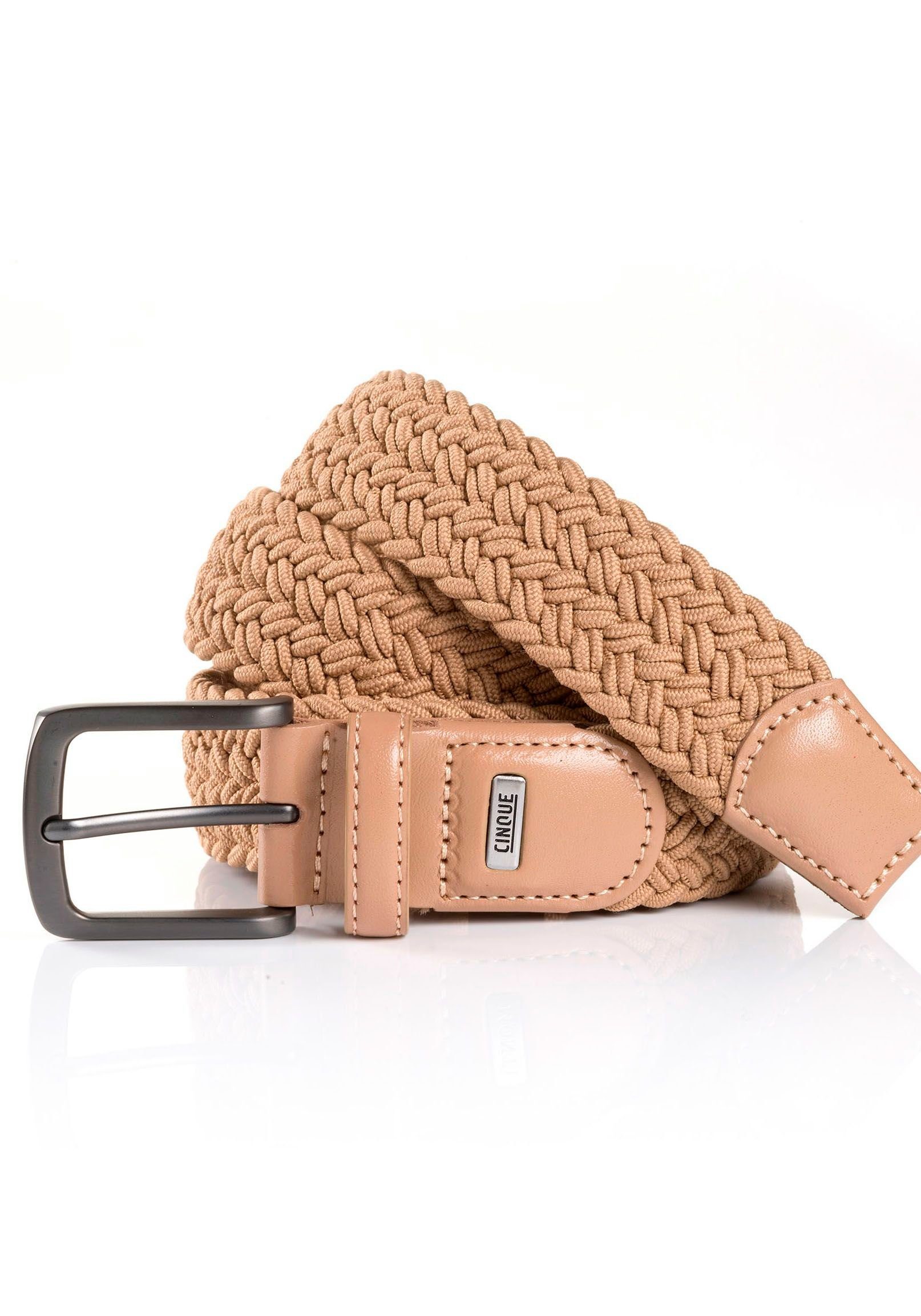 Cinque Ledergürtel POGGIO Flechtgürtel günstig online kaufen