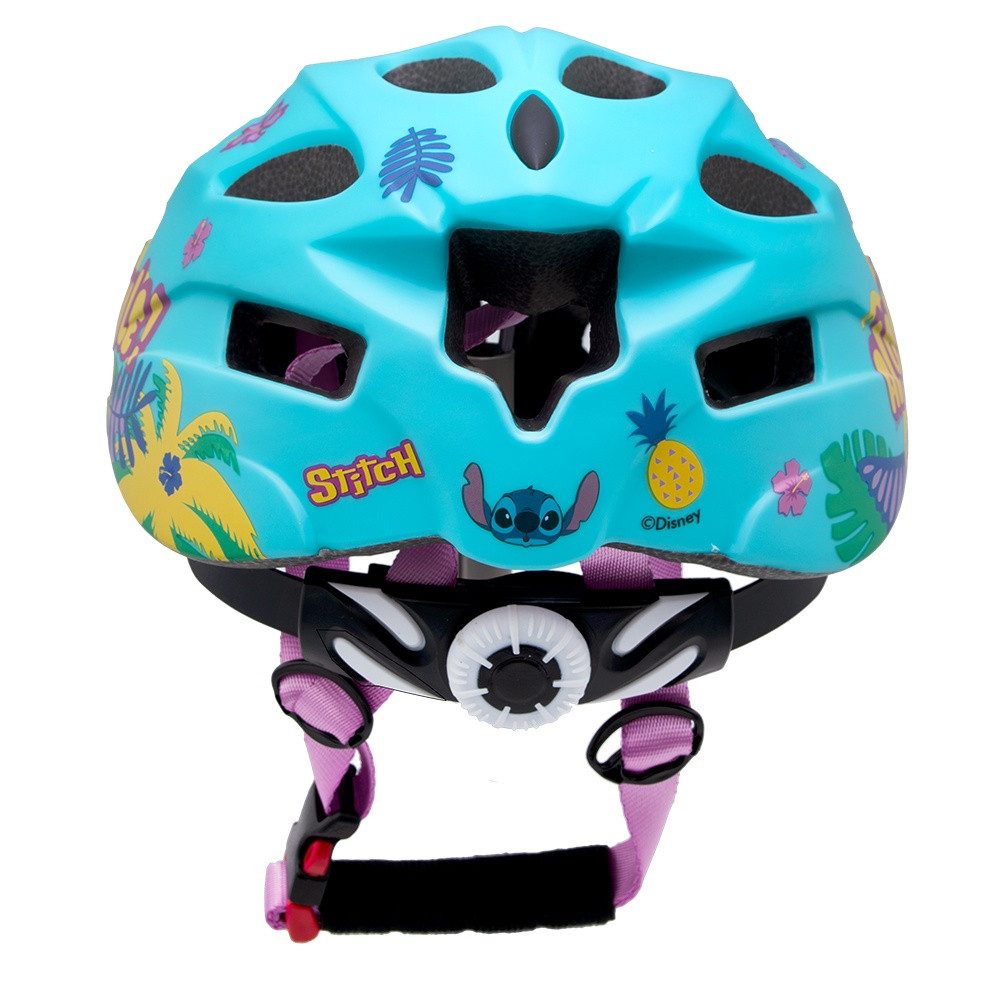 Seven Polska Kinderfahrradhelm Disney Fahrradhelm In-Mold, "STITCH", M: 52-56cm, ab ca. 6 Jahre