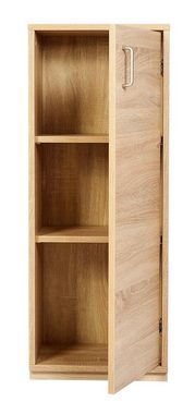 kundler home Bücherregal Regal oder Wohnzimmerregal kombinierbar mit Tür B 40, T32, H100 cm