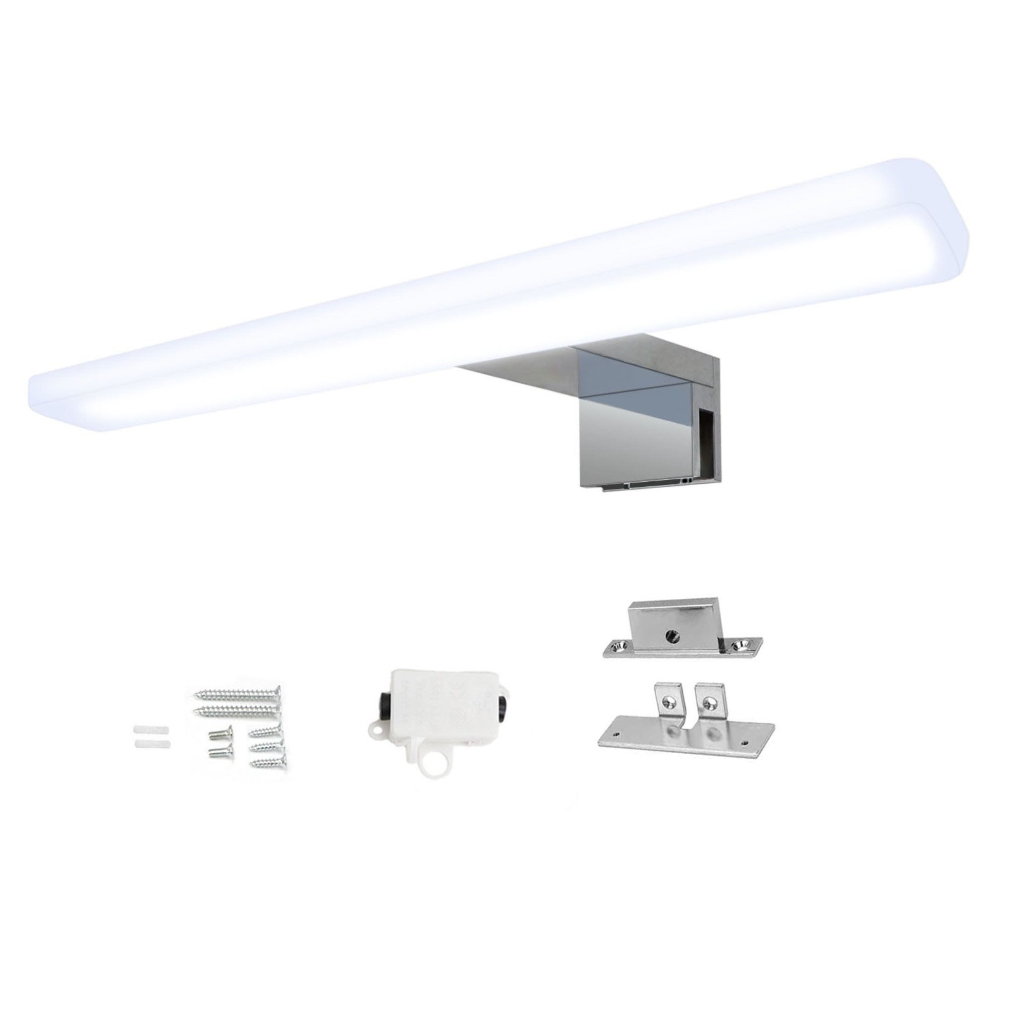 kalb LED Spiegelleuchte Mera LED Badleuchte Badlampe Spiegellampe Spiegelleuchte 230V, 300mm warmweiß, warmweiß – Bild 3 von 5