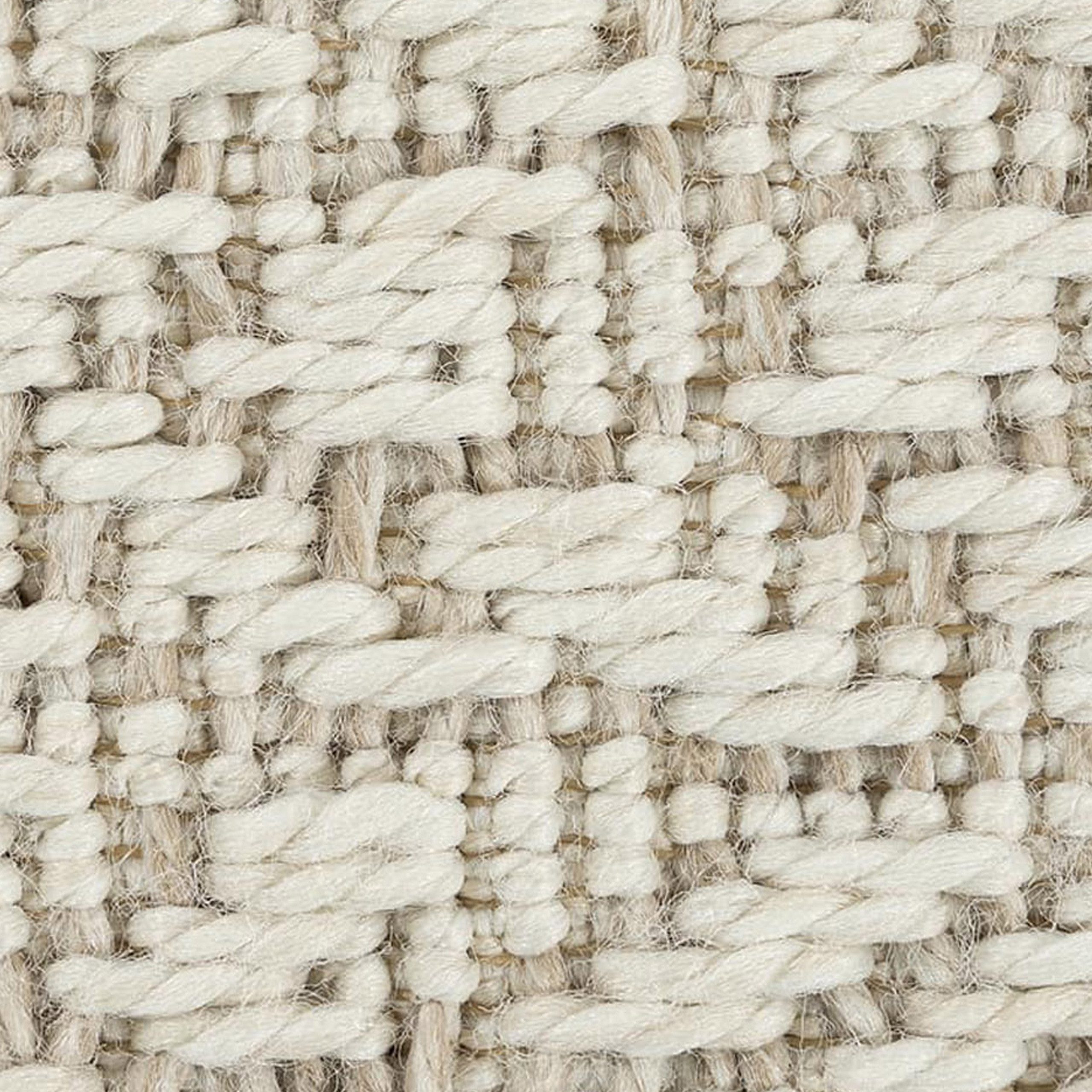 Carpetia Outdoorteppich In- & Outdoorteppich Jute-Look, rund, Höhe: 5 mm, robuste Struktur wetterfest & pflegeleicht