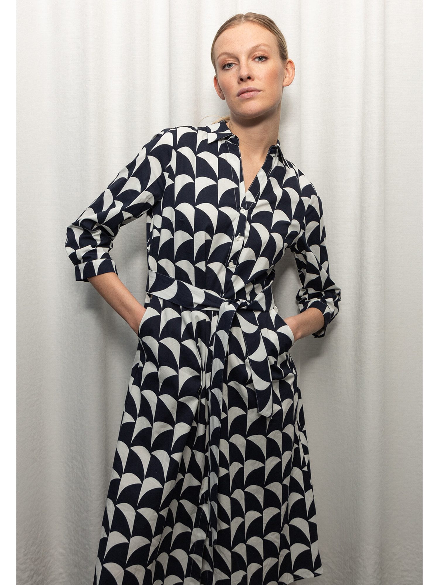 Blusenkleid Hemdblusenkleid