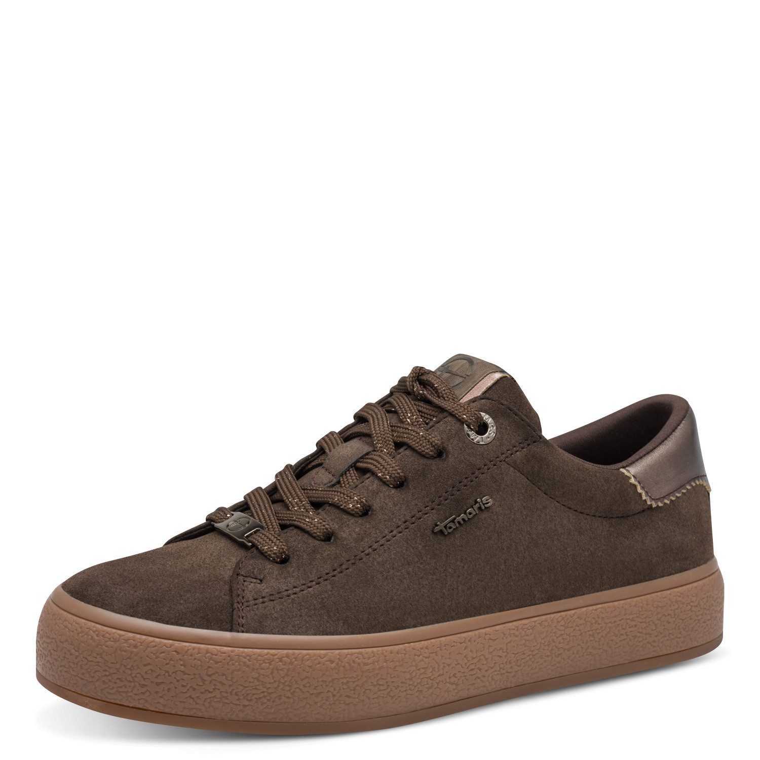 Tamaris Plateausneaker Damensneaker, Freizeitschuh, Halbschuh mit Kontrastbesatz, vegan