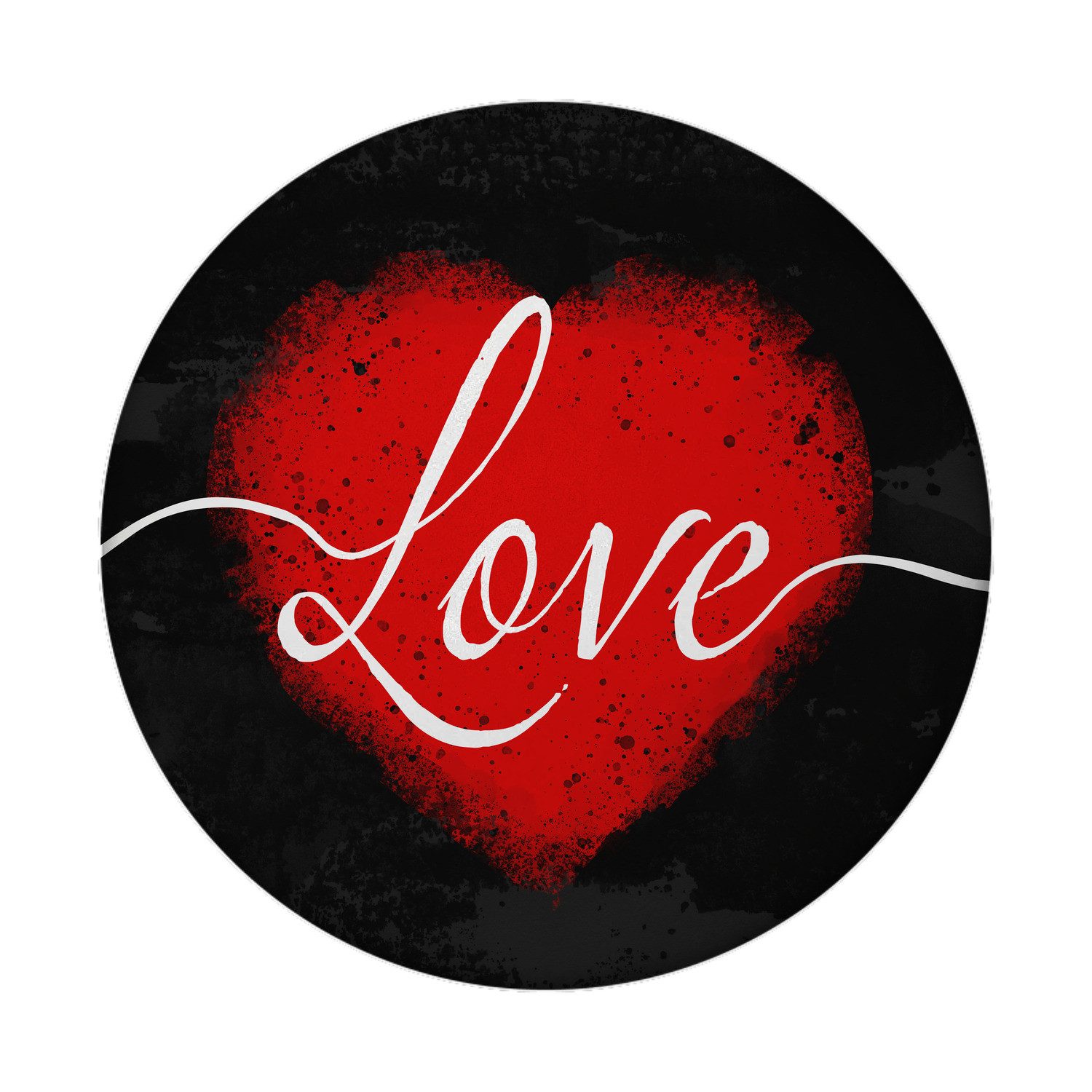 Magnet Love Magnet rund mit Flaschenöffner mit Herz