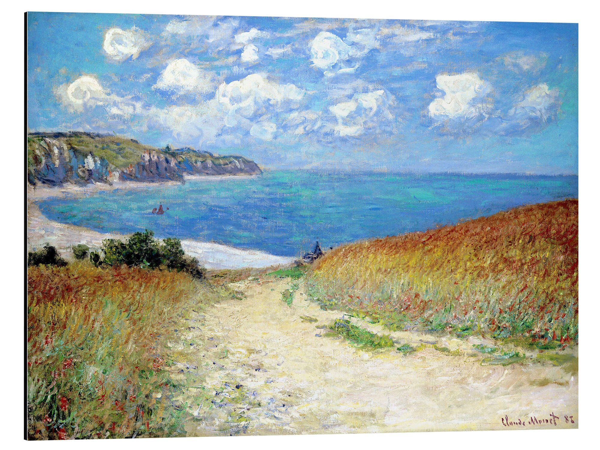 Posterlounge Poster Claude Monet, Strandweg durch günstig online kaufen