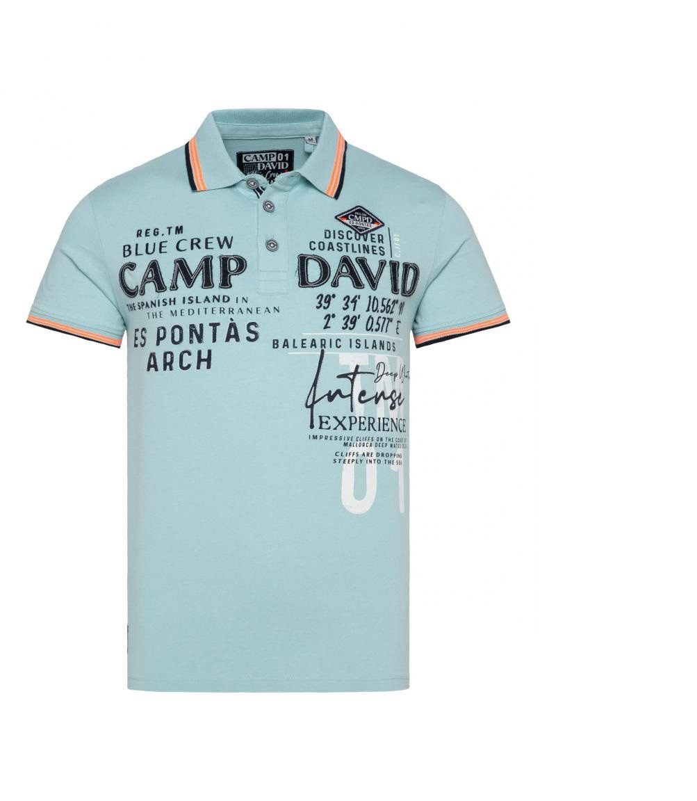 CAMP DAVID Poloshirt mit Trikotkragen und günstig online kaufen