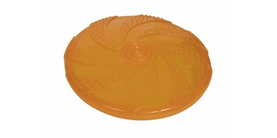 Kauspielzeug Nobby TPR Fly-Disc orange 18,5 cm