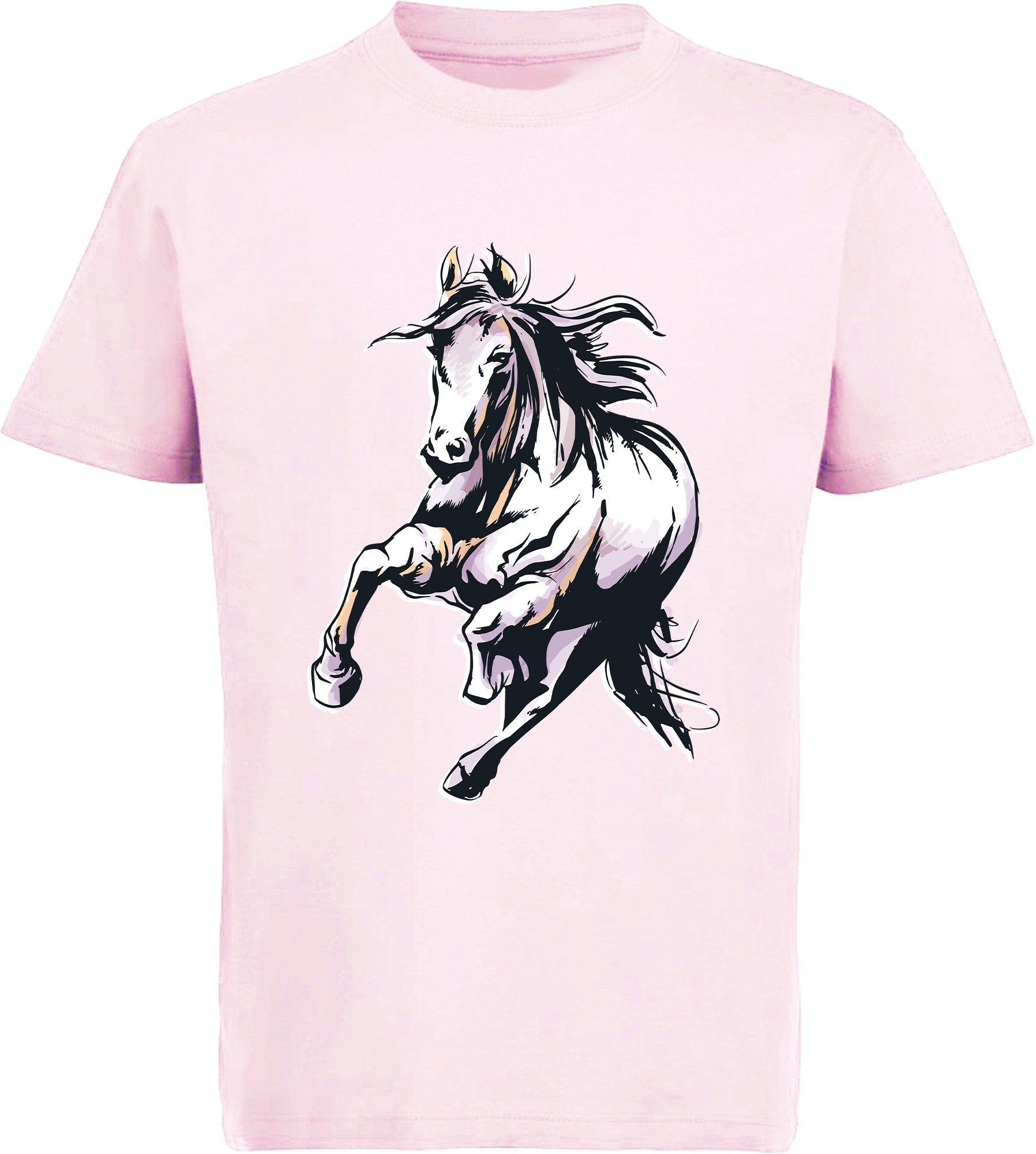 Print-Shirt bedrucktes Pferde T-Shirt