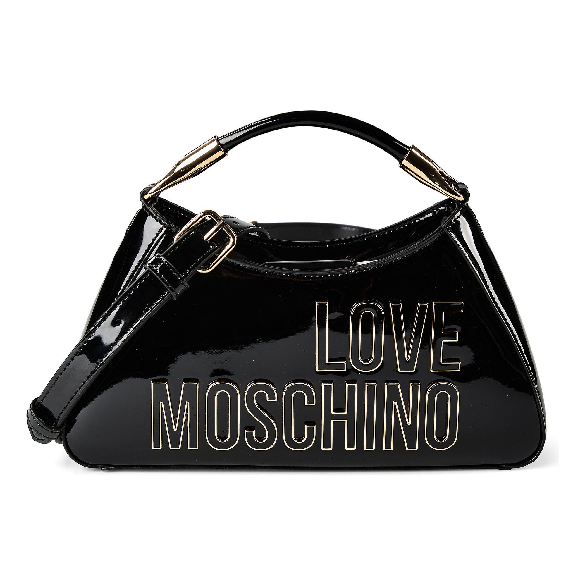 LOVE MOSCHINO Henkeltasche Enameled Logo, Polyurethan