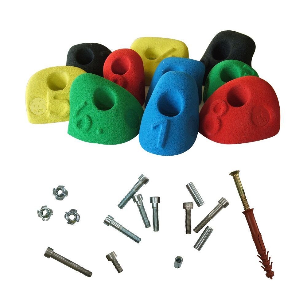 Mit Befestigungsmaterial für Betonwand