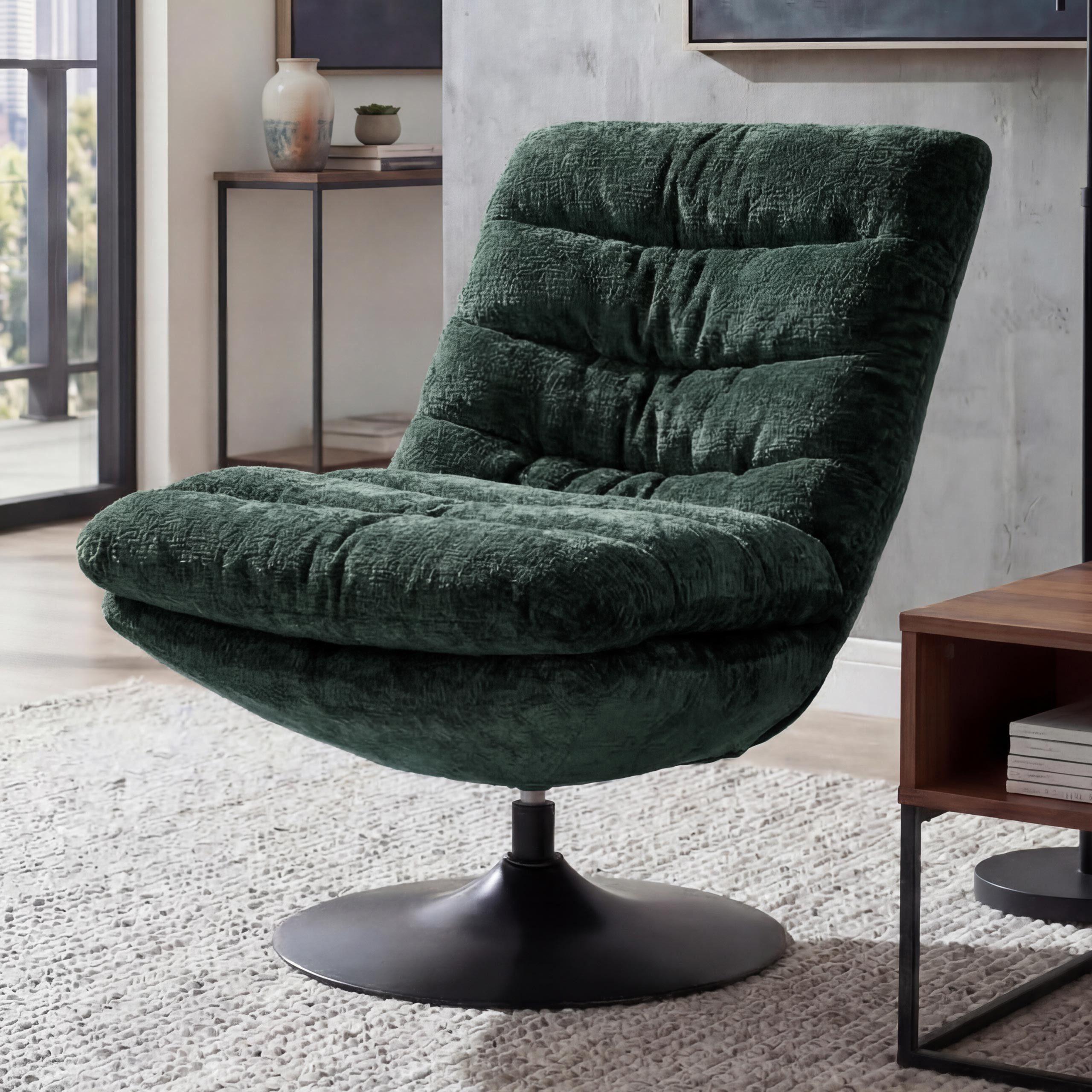 MCW Loungesessel MCW-Q29, Hohe Stoffqualität 470g/m, Abnehmbares Polster mit Klettverschluss