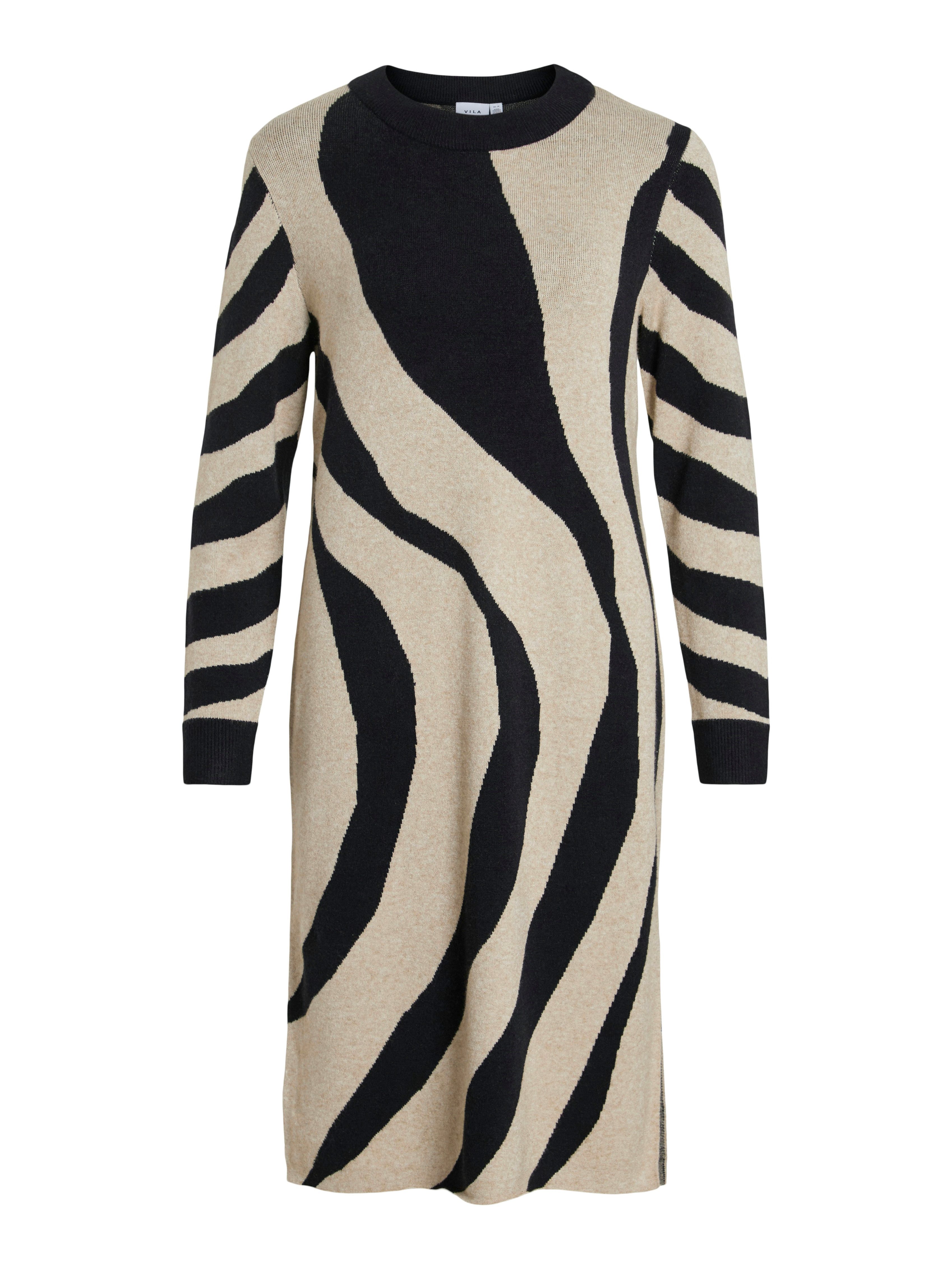 Vila Midikleid VITIF CREWNECK KNIT MIDI DRESS- NOOS Sommerkleid