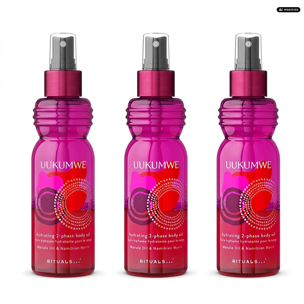 Rituals Körperöl Rituals Uukumwe Hydrating 2-Phasen-Körperöl 3er Set, 1-tlg., 2-Phasen-Sprühöl, feuchtigkeitsspendend, würzig-warmer Duft