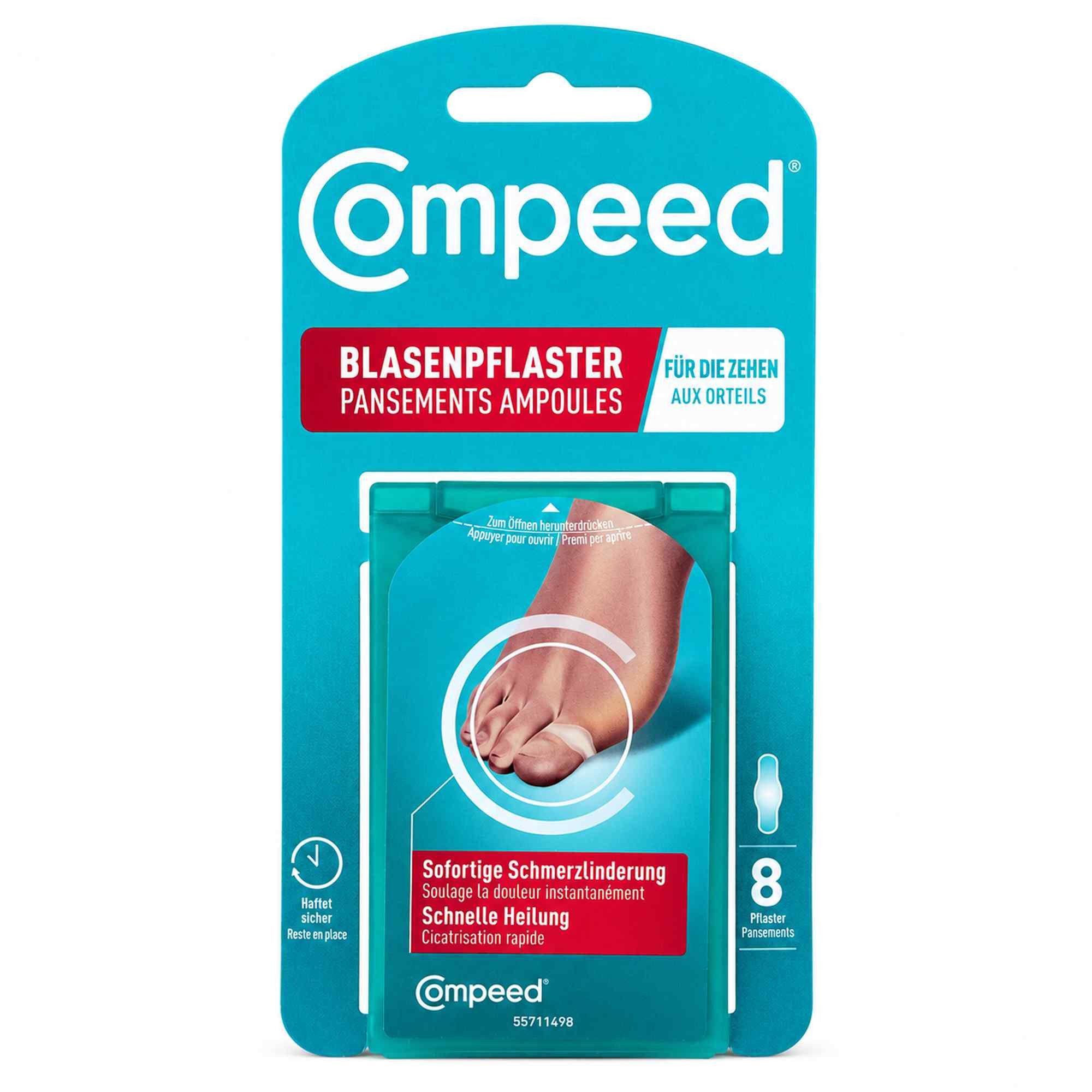 Compeed Blasenpflaster COMPEED Blasenpflaster an den Zehen 8 Stück