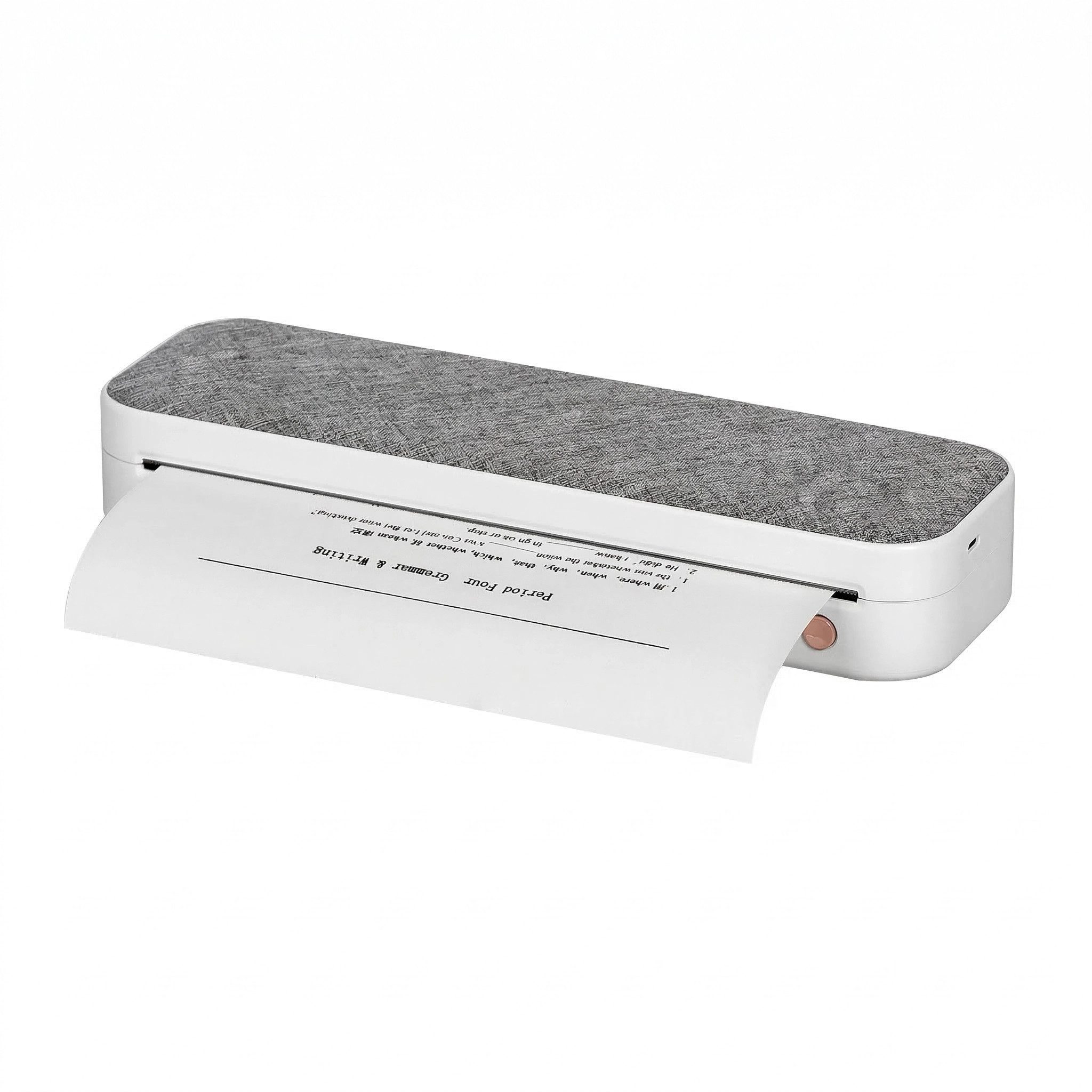 GARRYFIZH Mobiler Drucker Portable Printer Thermodrucker mobiler Drucker, (Mehrere Druckgrößen Hohe Kompatibilität)